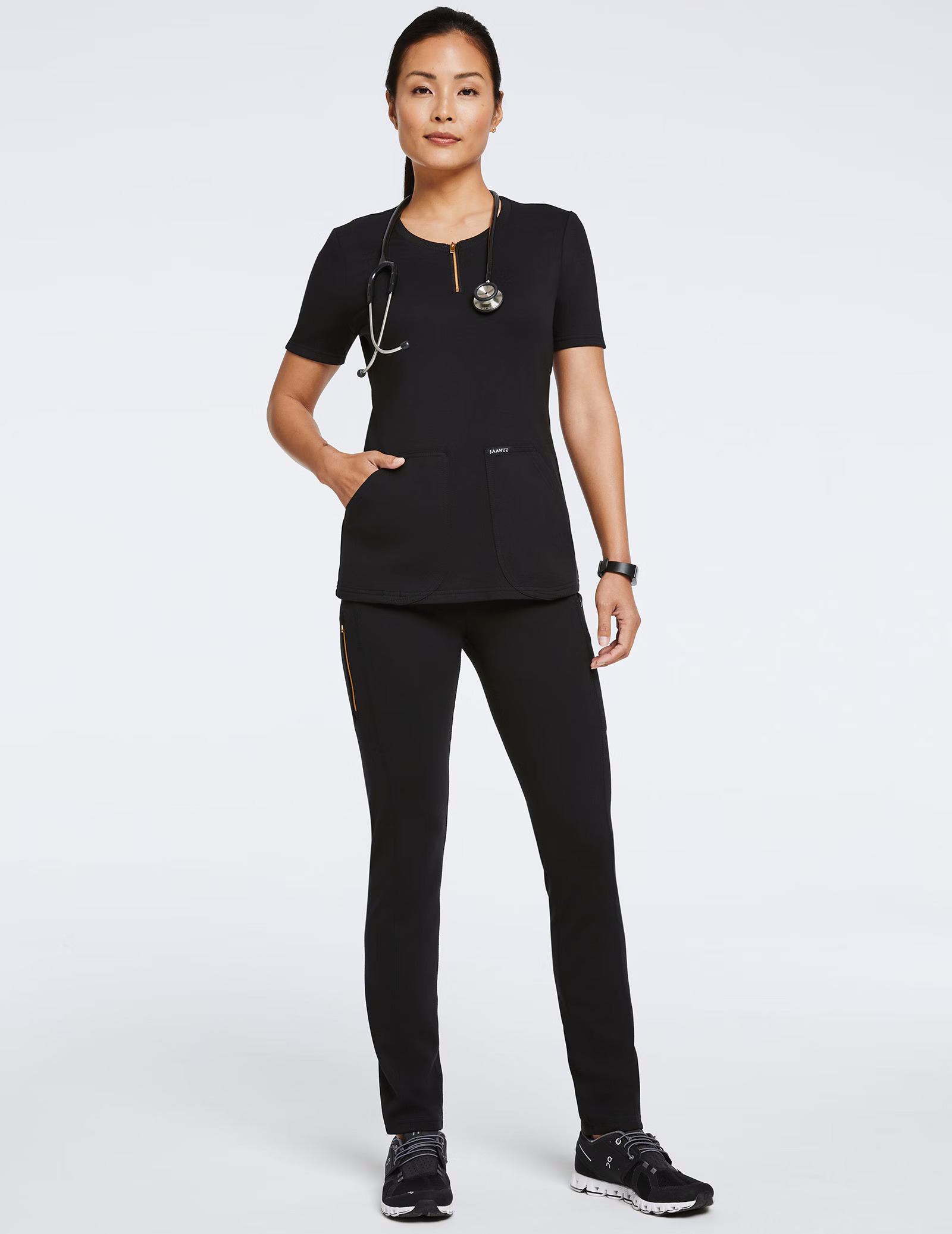 Cute Plus Size Scrubs Are Hard To Find, But Jaanuu's Curve Line
