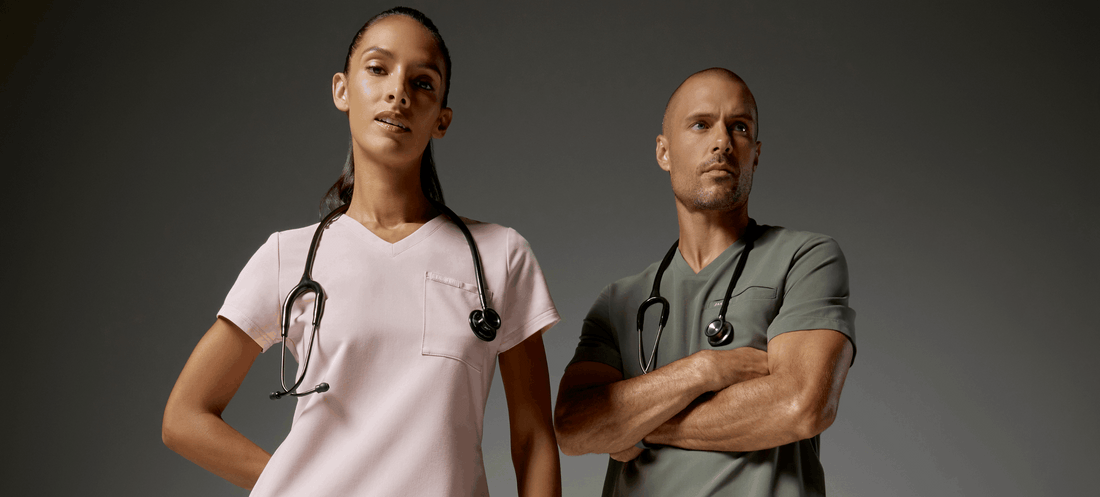 Woman-and-man-wearing-pink-and-olive-scrubs.png