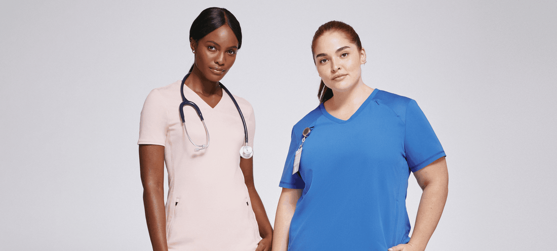 Women-wearing-mesh-panel-top-scrubs-in-pink-and-blue.png