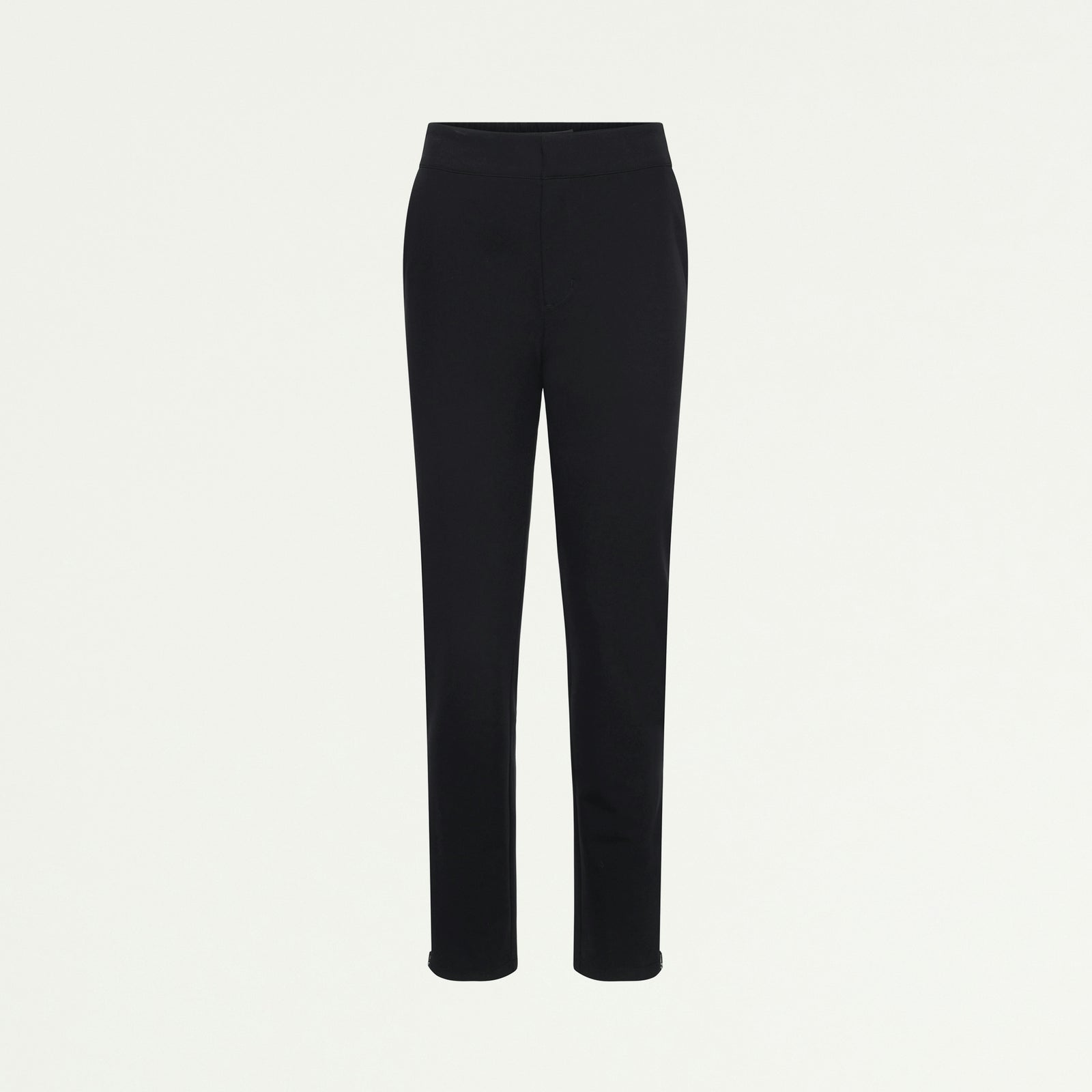 Skyler Slim Zip-Fly Scrub Pant - Black - WOMEN'S PANTS - Jaanuu