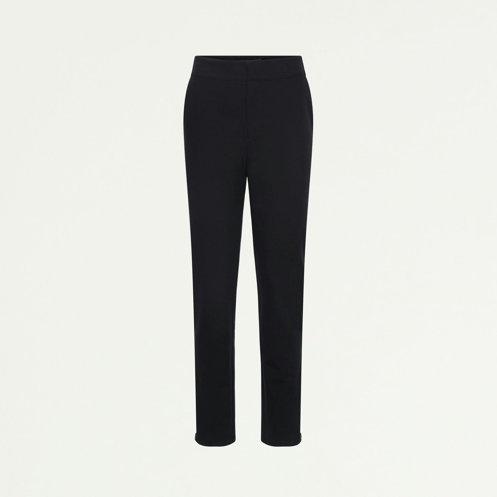 Skyler Slim Zip-Fly Scrub Pant - Black - WOMEN'S PANTS - Jaanuu