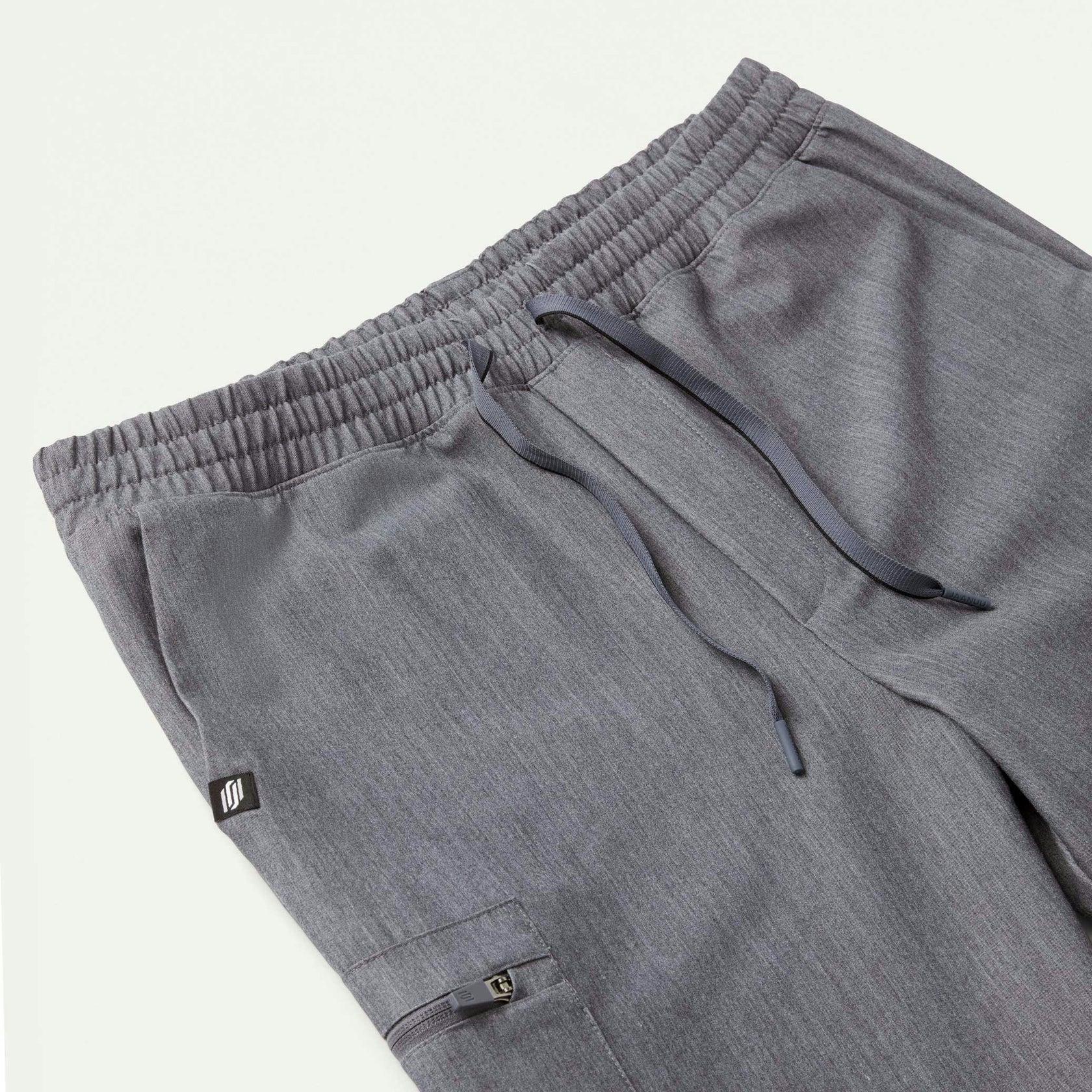 Osmo 8-Pocket Scrub Jogger - Heather Gray - MEN'S PANTS - Jaanuu