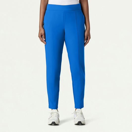 Lio Tapered 5-Pocket Scrub Pant - Royal Blue - WOMEN'S PANTS - Jaanuu