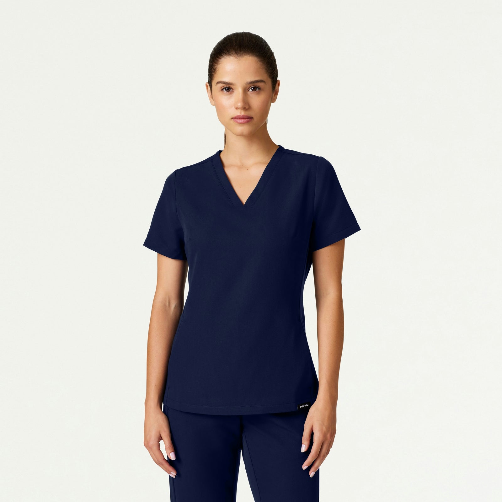 Carte Slim 2-Pocket Scrub Top - Midnight Navy - WOMEN'S TOPS - Jaanuu