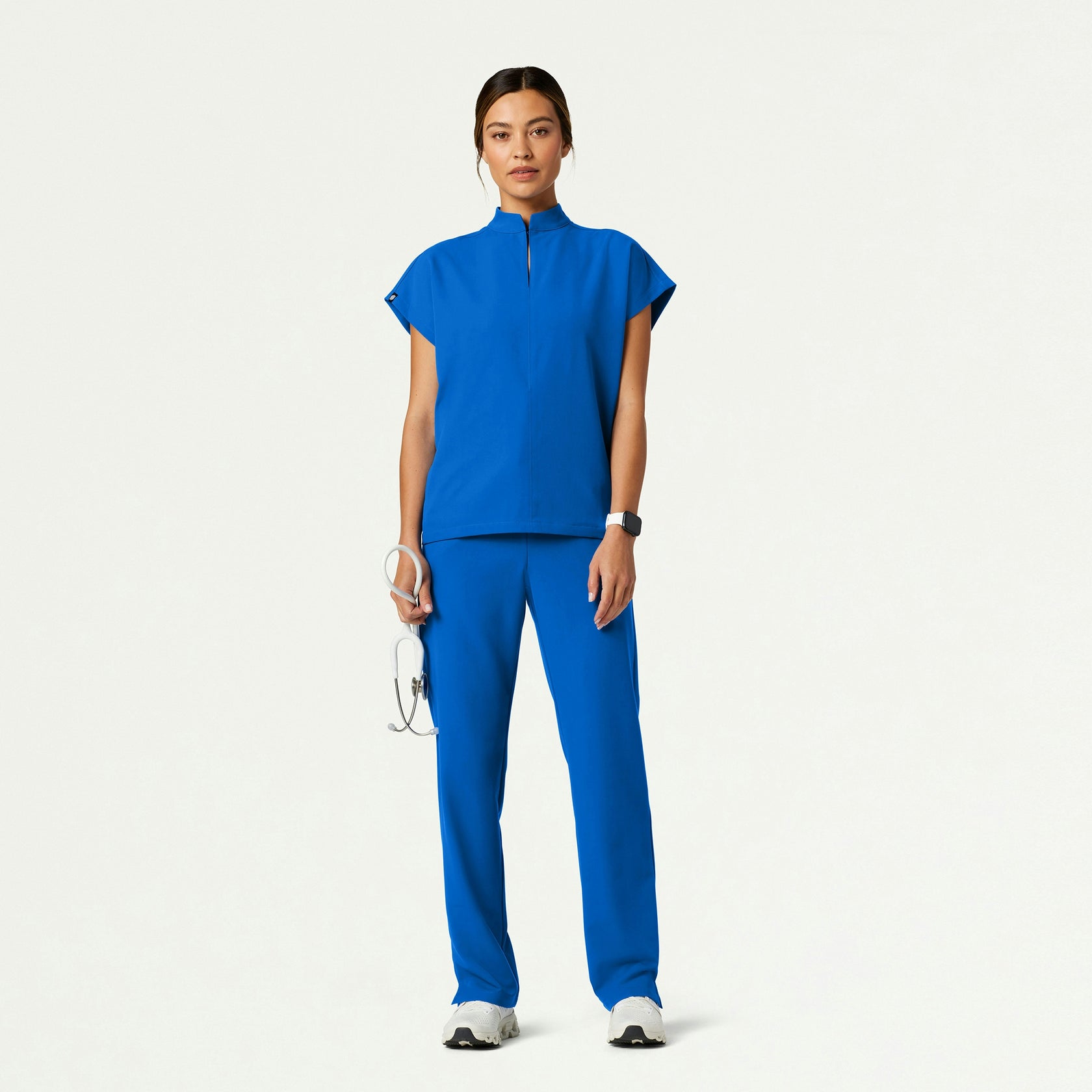 Kerr 365 High Waisted Scrub Pant - Royal Blue - WOMEN'S PANTS - Jaanuu