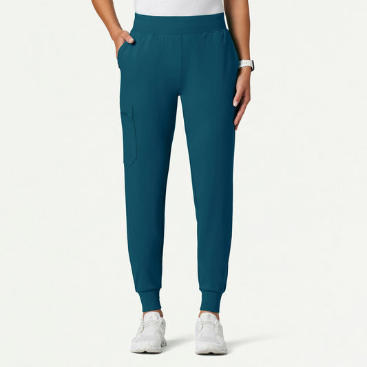 Rubi Slim ULTRAsoft Scrub Jogger - Caribbean Blue - WOMEN'S PANTS - Jaanuu