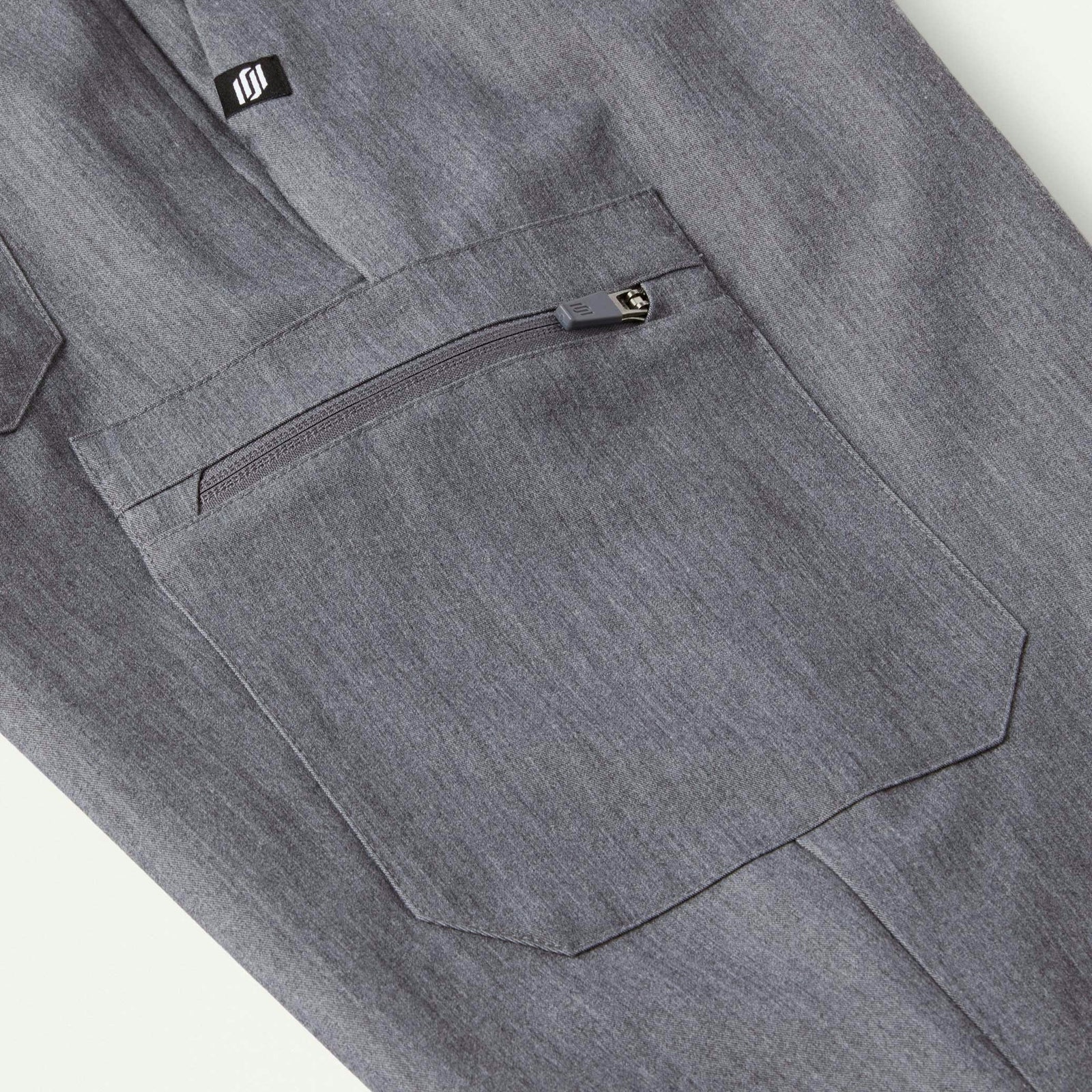 Osmo 8-Pocket Scrub Jogger - Heather Gray - MEN'S PANTS - Jaanuu