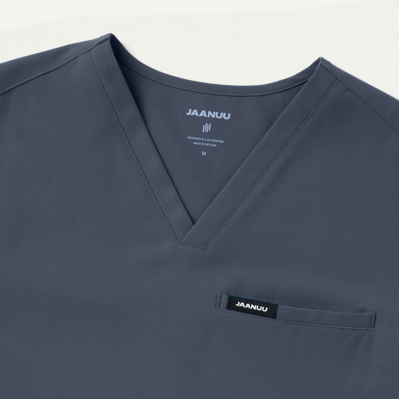 Platt 3-Pocket Scrub Top - Carbon Gray - MEN'S TOPS - Jaanuu