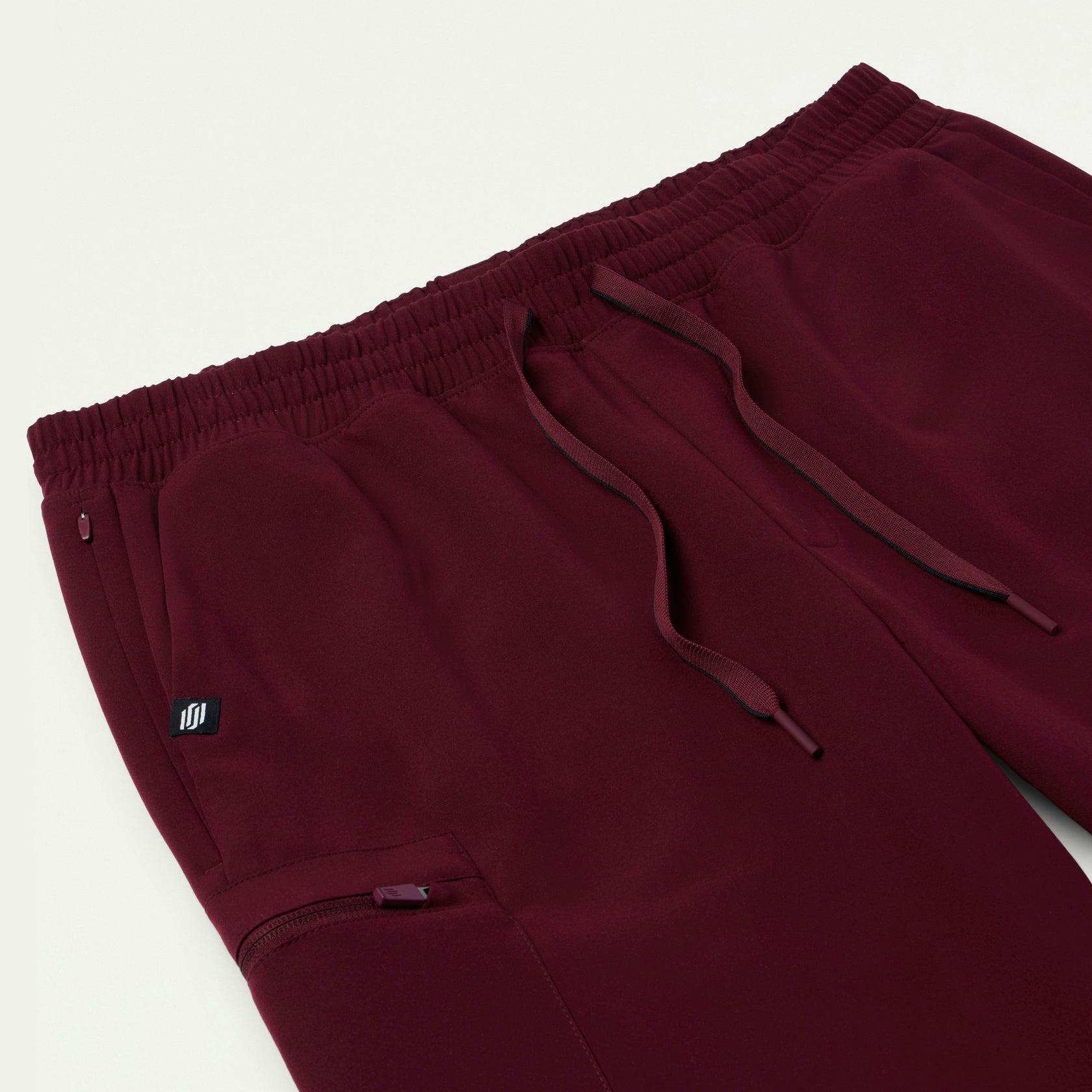 Osmo 8-Pocket Scrub Jogger - Burgundy - MEN'S PANTS - Jaanuu