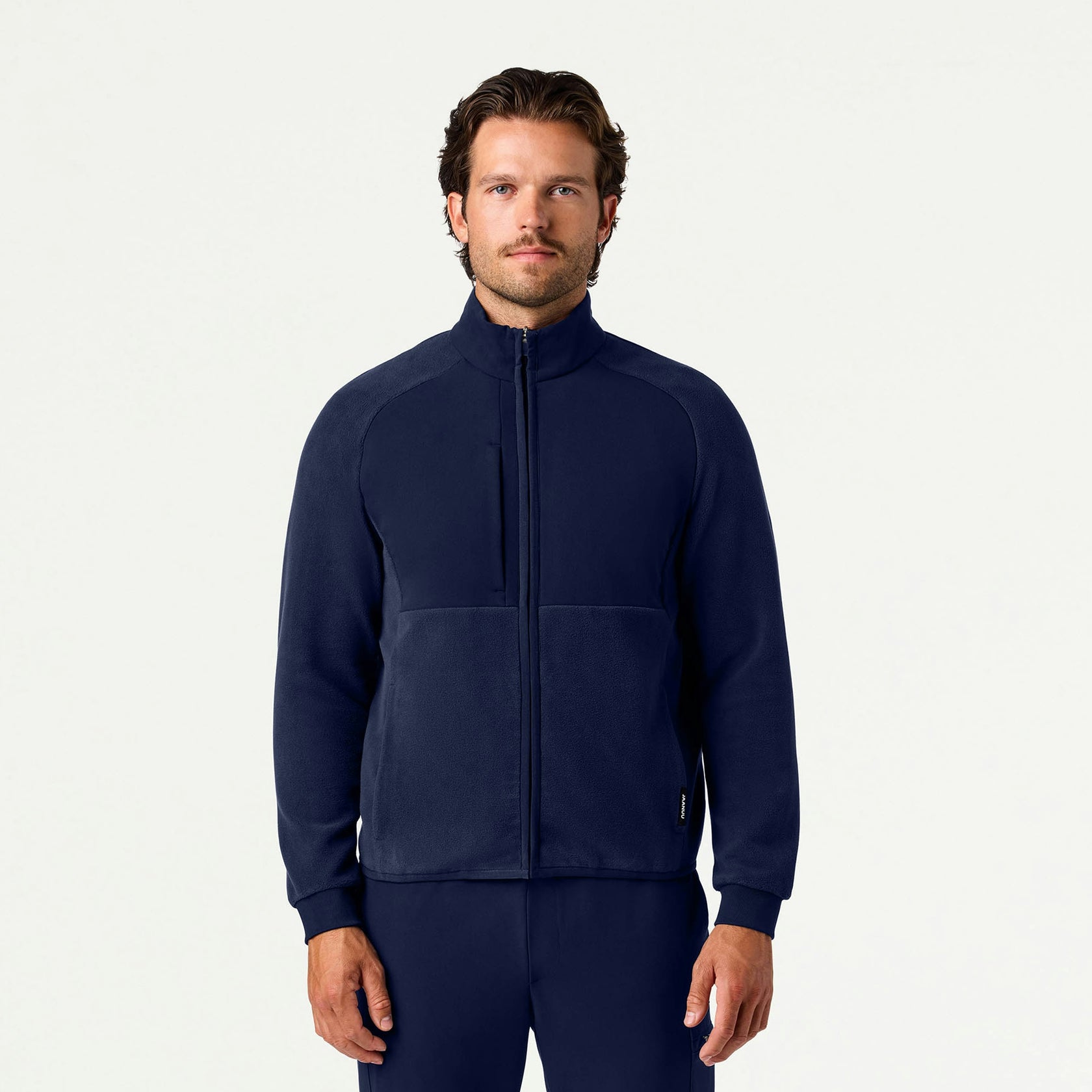 Cloud Hybrid Fleece Jacket - Midnight Navy - MEN'S JACKETS - Jaanuu