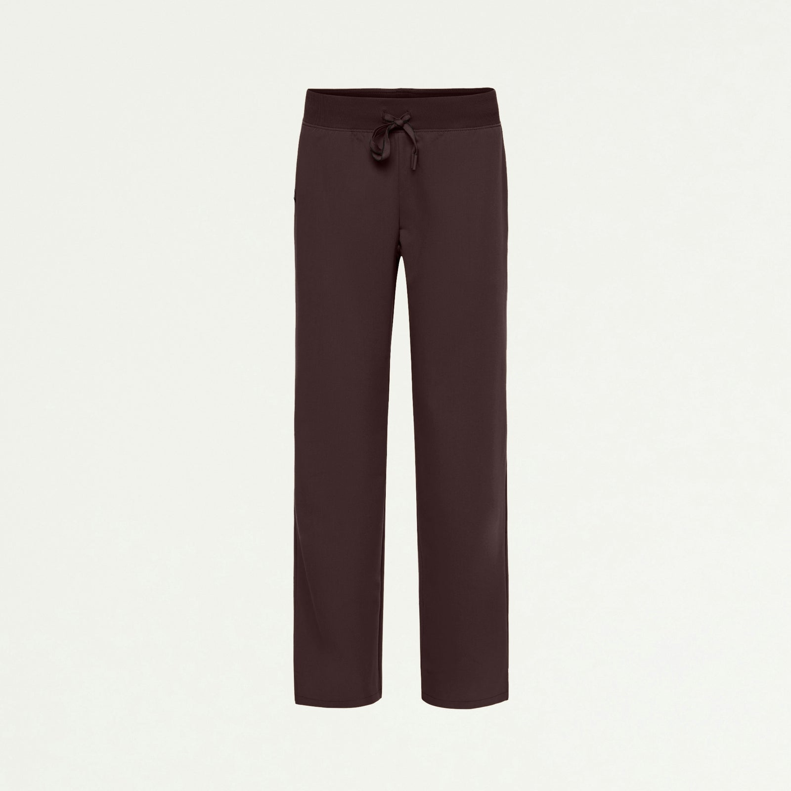 Xenos Essential Knit-Waist Scrub Pant - Espresso - WOMEN'S PANTS - Jaanuu