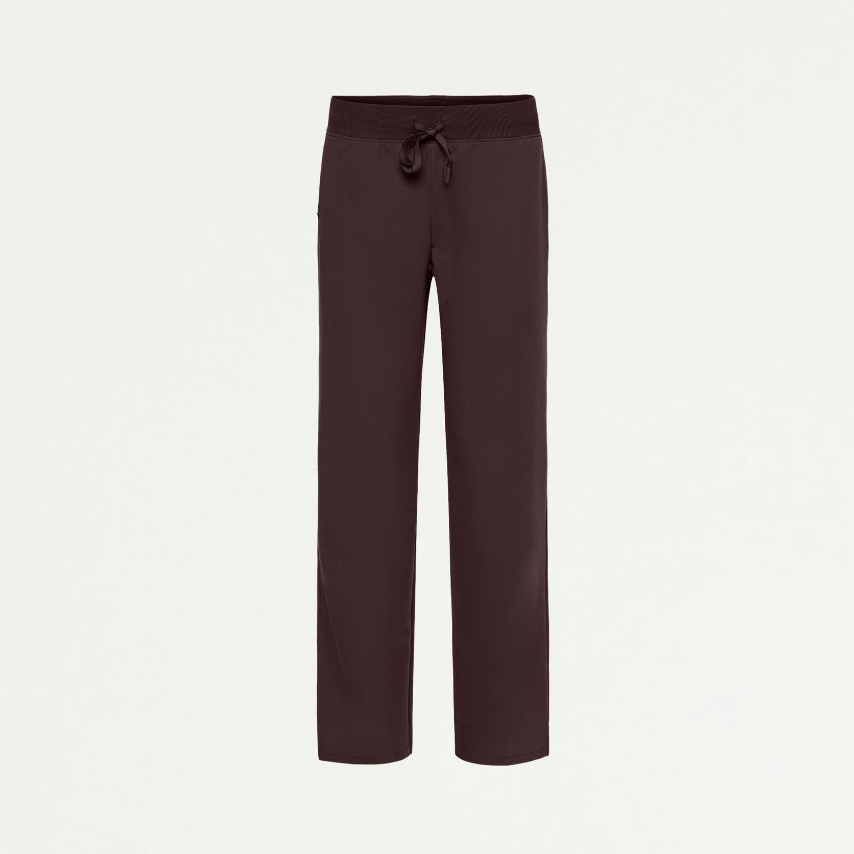 Xenos Essential Knit-Waist Scrub Pant - Espresso - WOMEN'S PANTS - Jaanuu