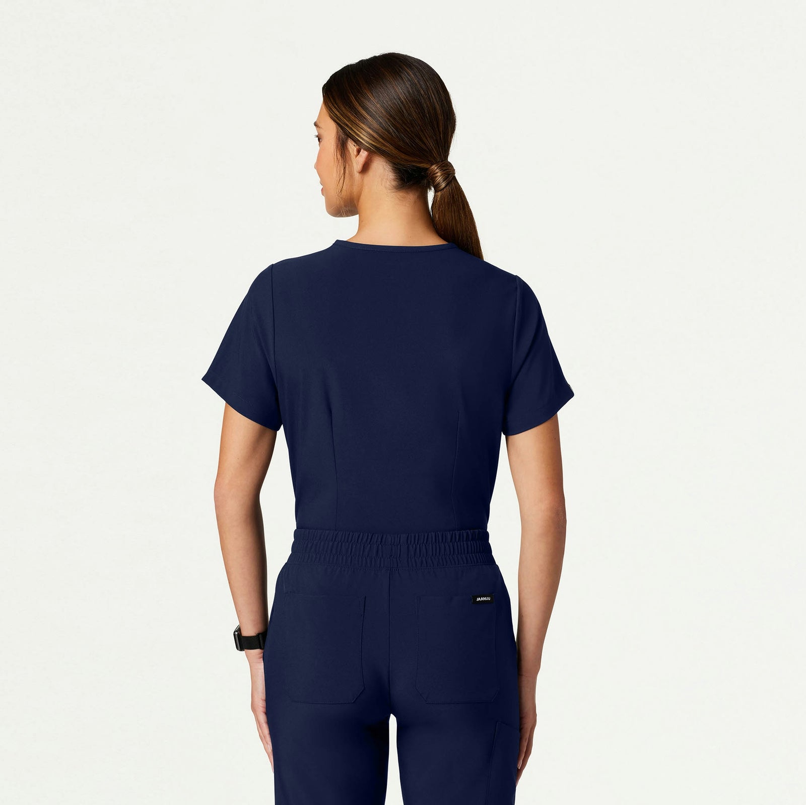 Pret 1-Pocket Classic Scrub Top - Midnight Navy - WOMEN'S TOPS - Jaanuu