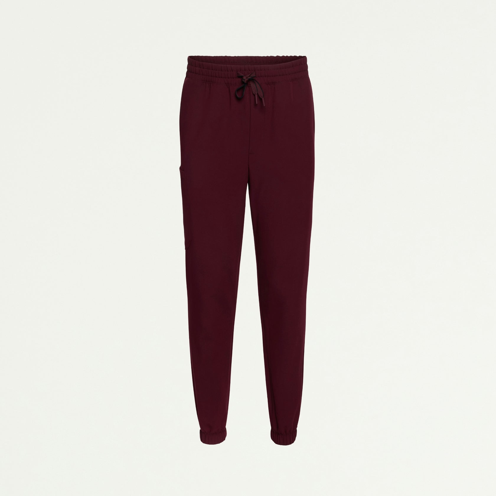 Rhodes Slim Crossover Scrub Jogger - Burgundy - MEN'S PANTS - Jaanuu