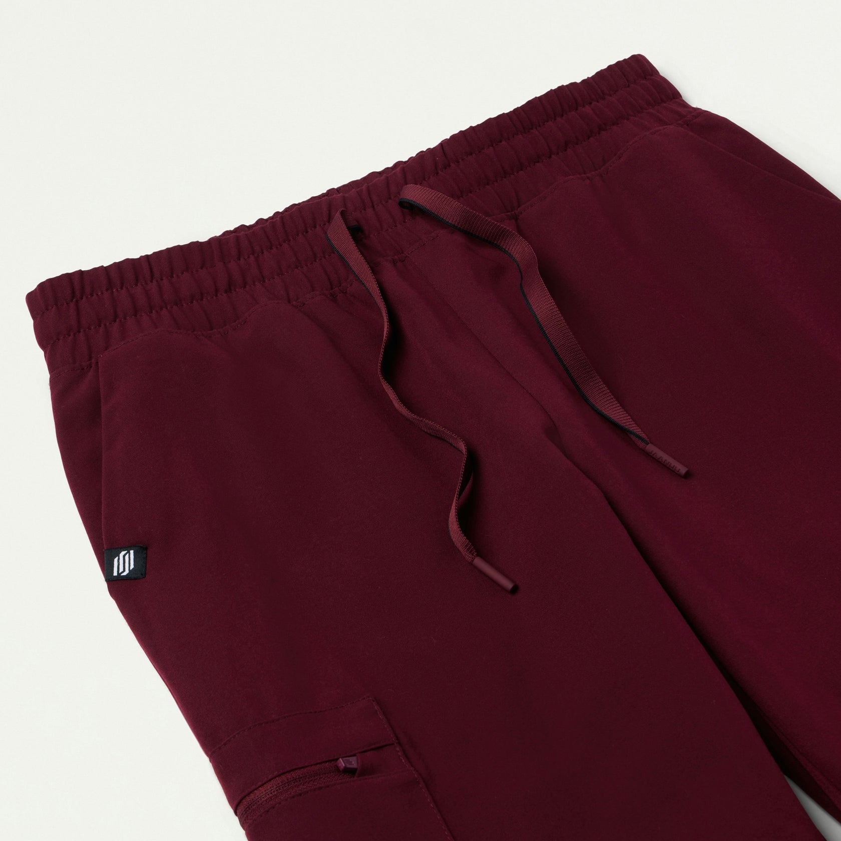 Neo Everyday Cargo Scrub Jogger - Burgundy - WOMEN'S PANTS - Jaanuu