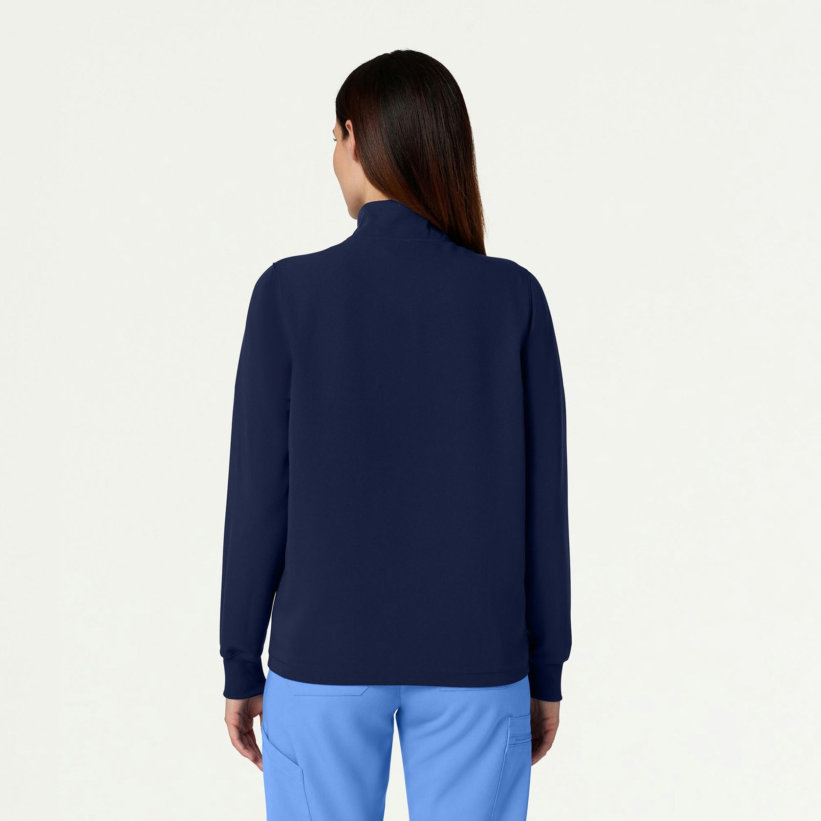 Ceri Essential 6-Pocket Scrub Jacket - Midnight Navy - WOMEN'S JACKETS - Jaanuu