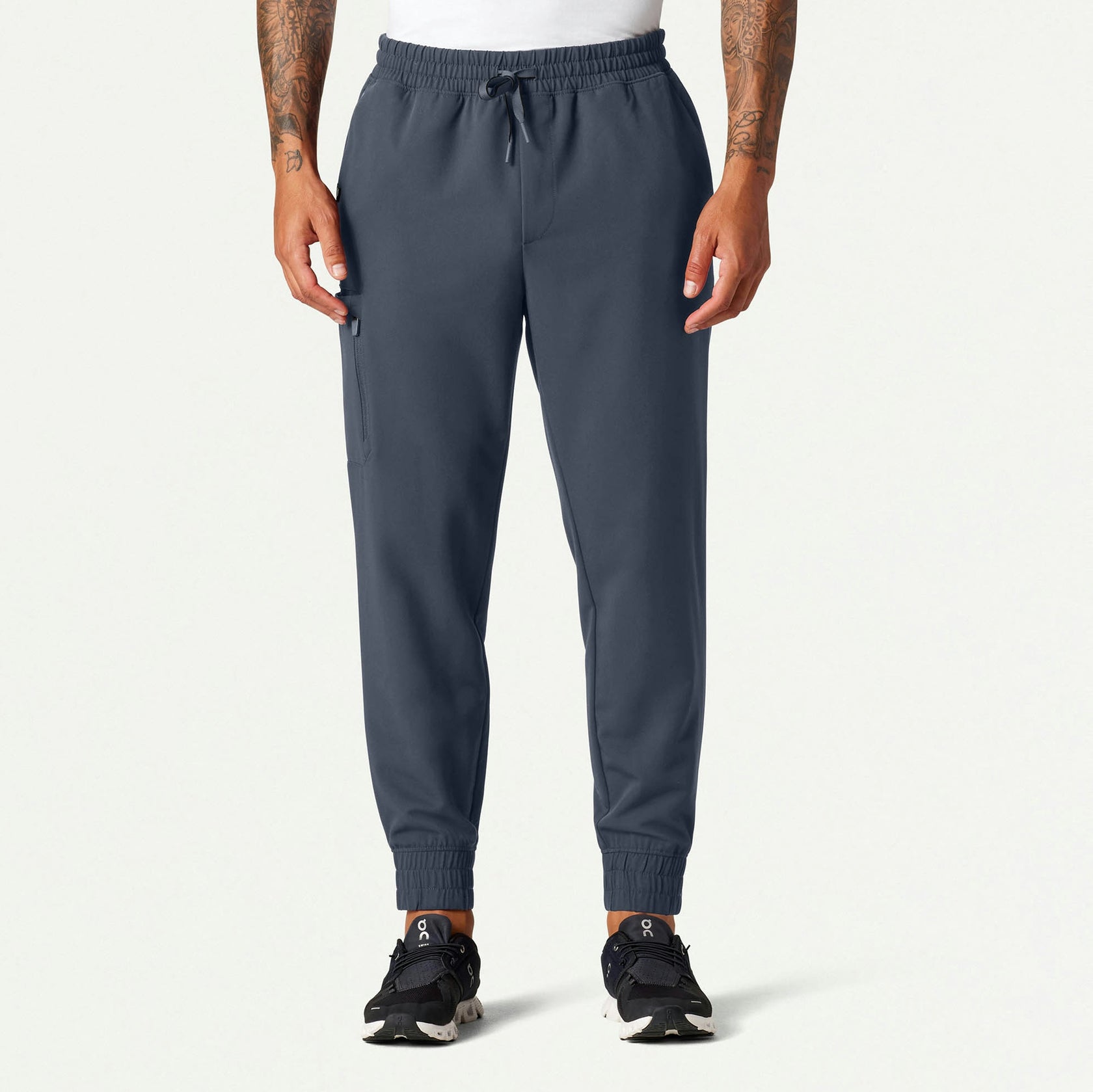 Cobot 8-Pocket Scrub Jogger - Carbon Gray - MEN'S PANTS - Jaanuu