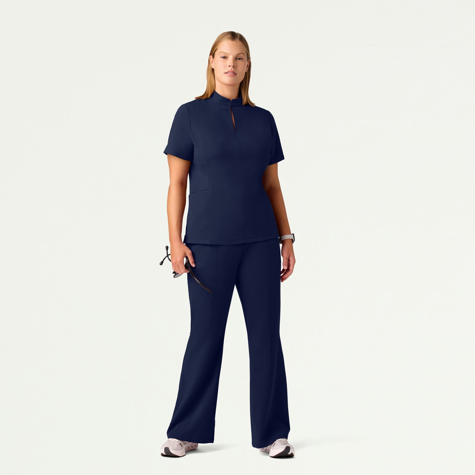 Harper Slim High Waisted Scrub Pant - Midnight Navy - WOMEN'S PANTS - Jaanuu