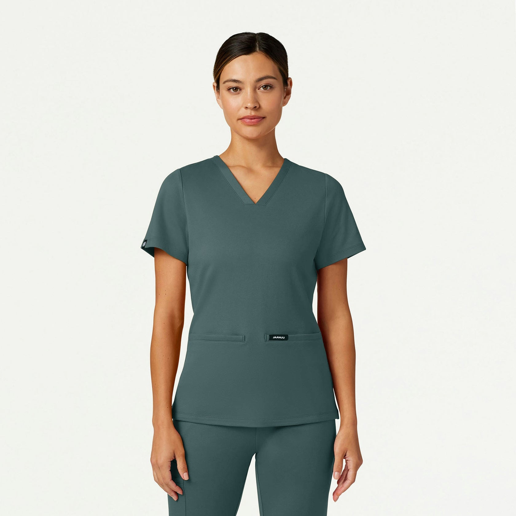 Cesi Slim ULTRAsoft Scrub Top - Alpine Green - WOMEN'S TOPS - Jaanuu