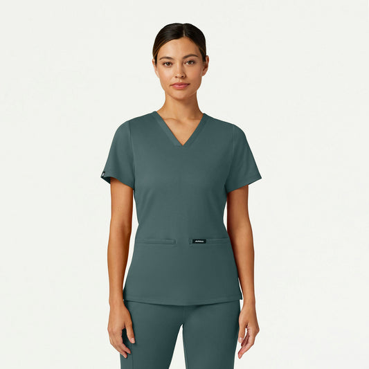 Cesi Slim ULTRAsoft Scrub Top - Alpine Green - WOMEN'S TOPS - Jaanuu