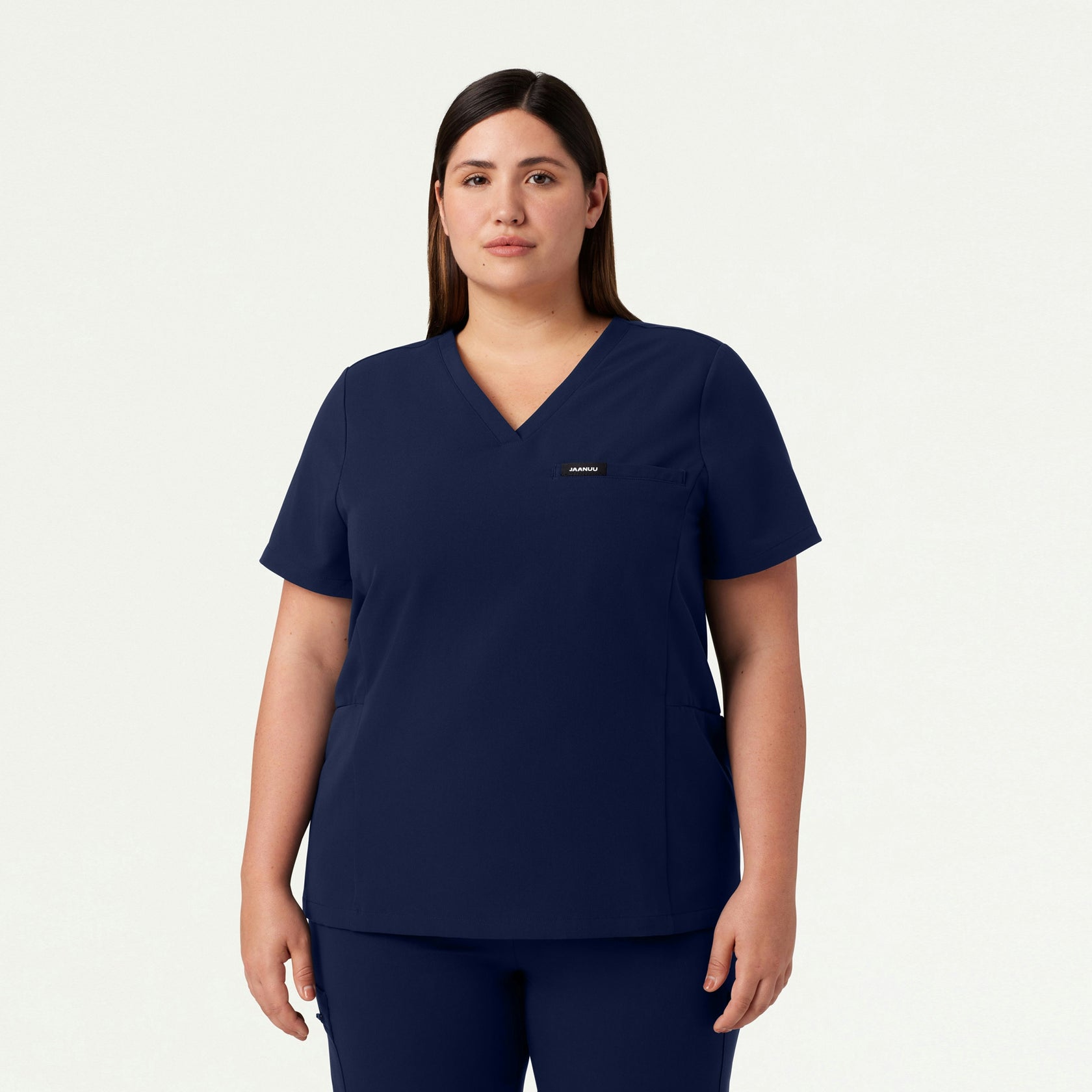 Magna 3-Pocket Scrub Top - Midnight Navy - WOMEN'S TOPS - Jaanuu