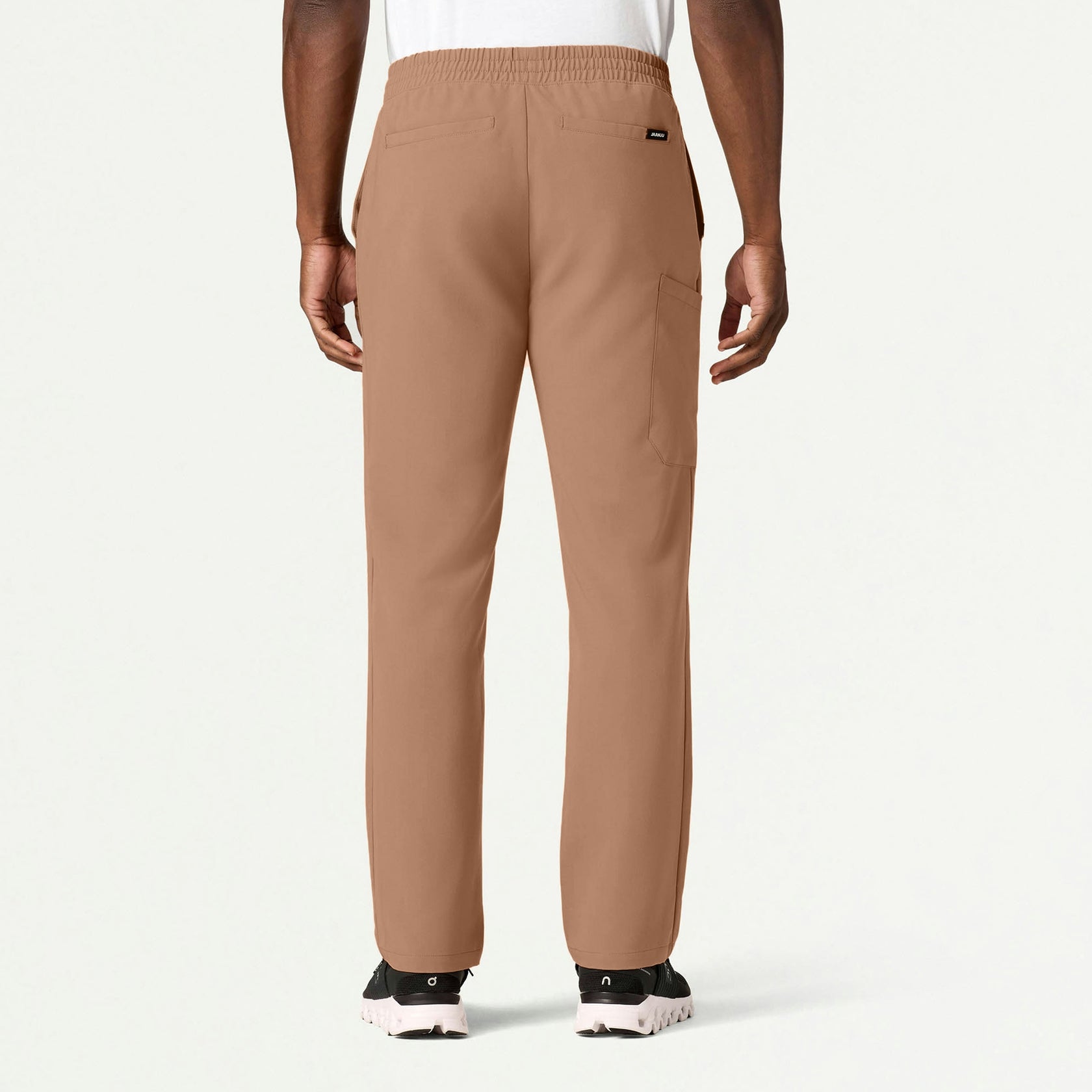 Rhodes Everyday Straight-Leg Scrub Pant - Clay - MEN'S PANTS - Jaanuu