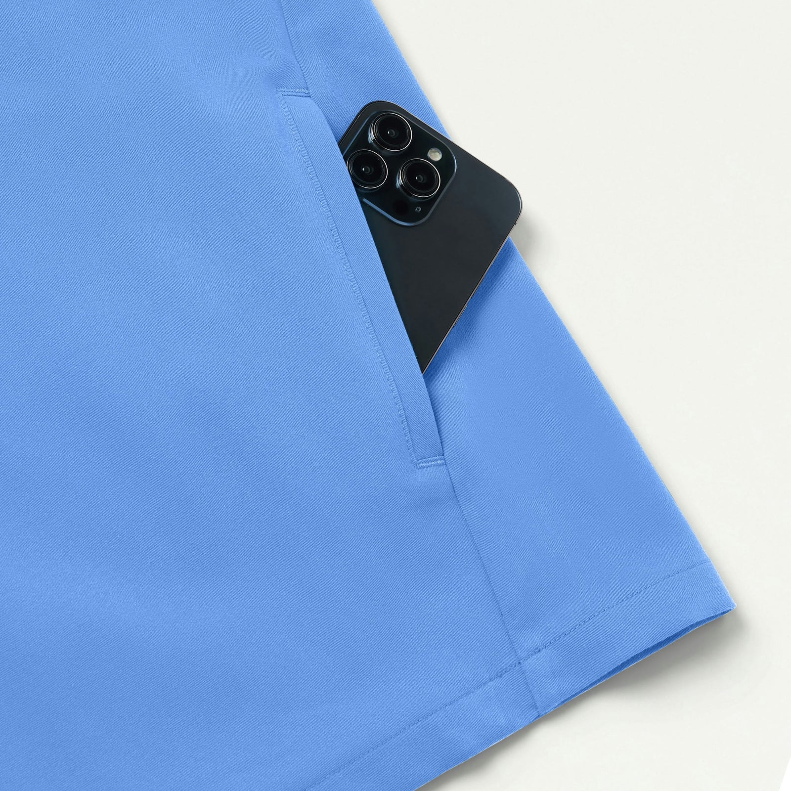 Platt 3-Pocket Scrub Top - Ceil Blue - MEN'S TOPS - Jaanuu