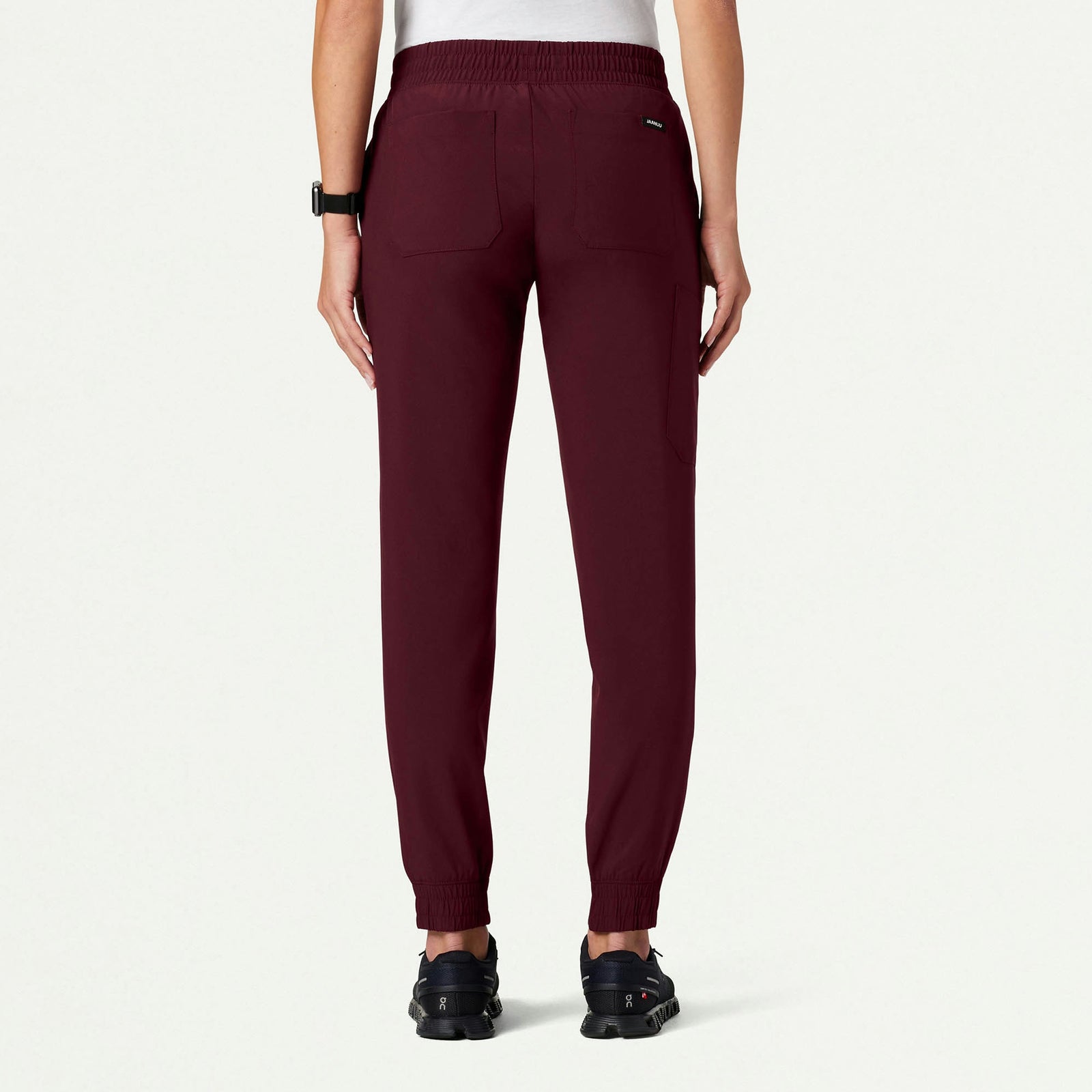 Fiora Slim ULTRAlite Scrub Jogger - Burgundy - WOMEN'S PANTS - Jaanuu