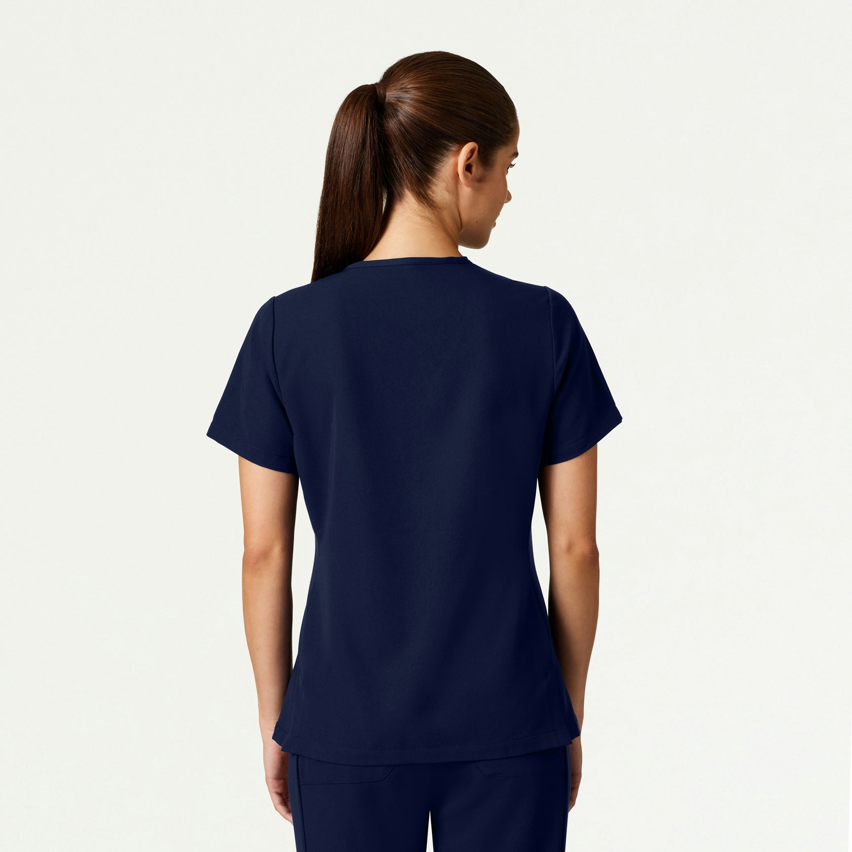 Carte Slim 2-Pocket Scrub Top - Midnight Navy - WOMEN'S TOPS - Jaanuu