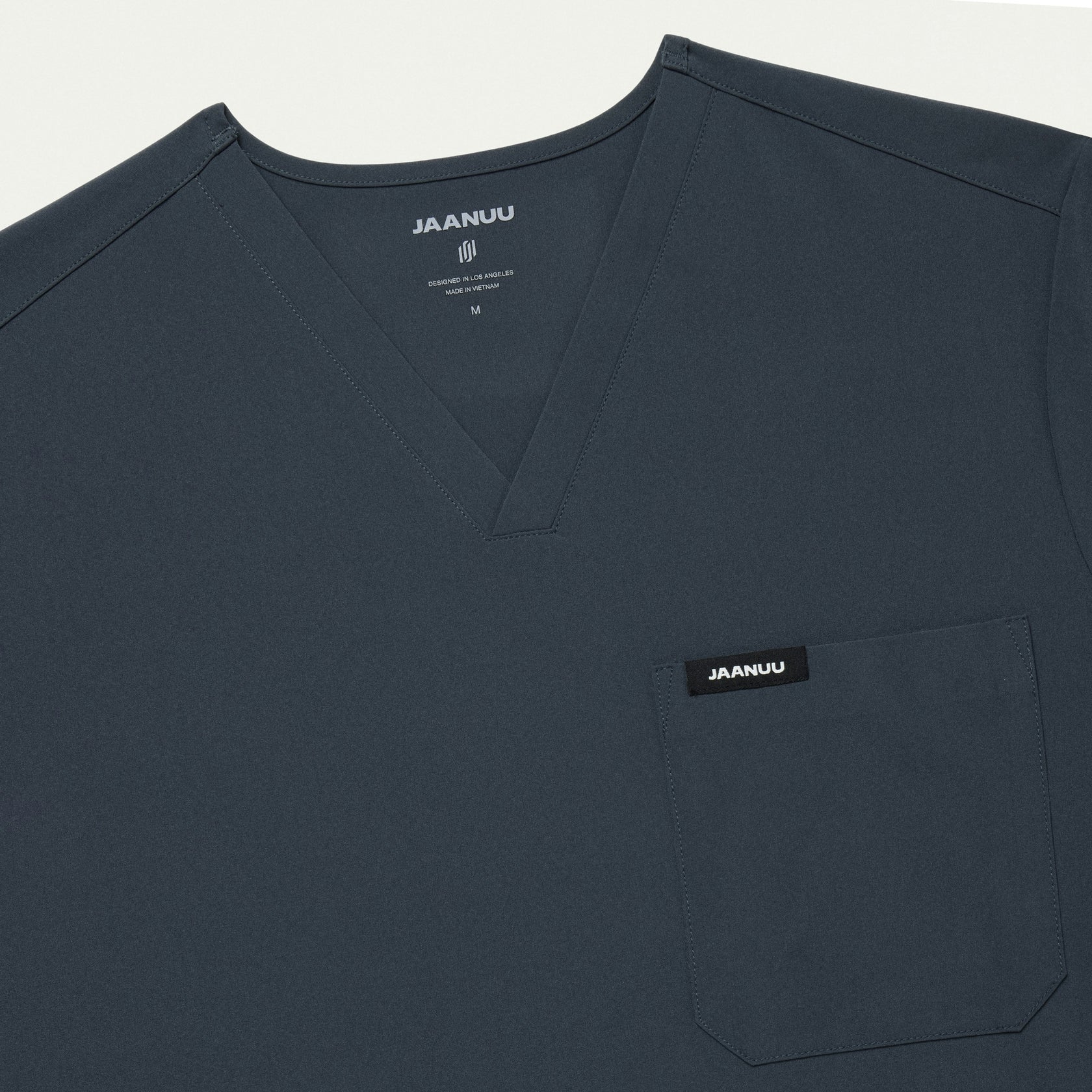 Bron ULTRAlite™ 3-Pocket Scrub Top - Carbon Gray - MEN'S TOPS - Jaanuu