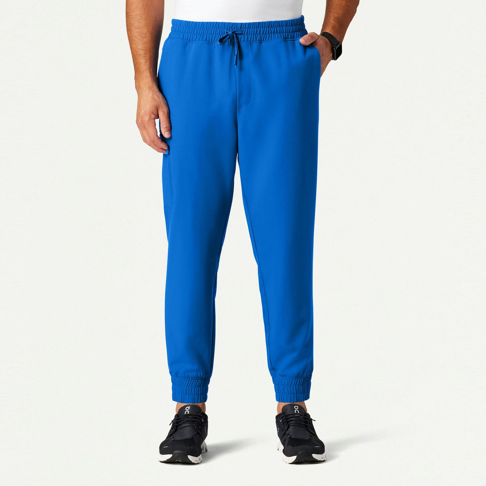 Cobot 8-Pocket Scrub Jogger - Royal Blue - MEN'S PANTS - Jaanuu