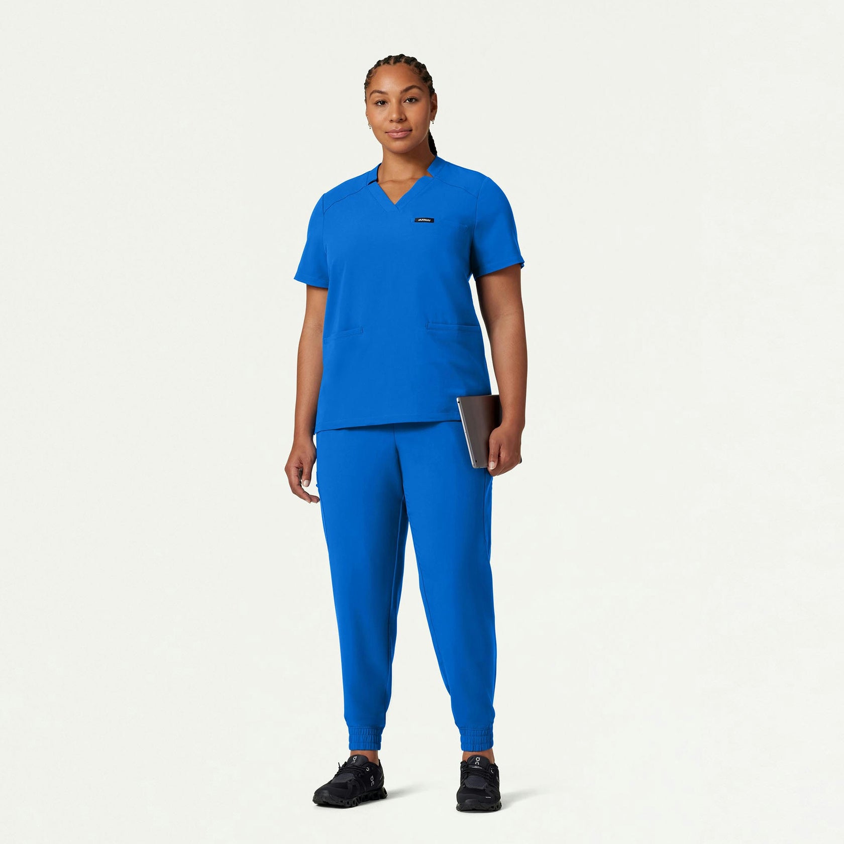 Neo Everyday Cargo Scrub Jogger - Royal Blue - WOMEN'S PANTS - Jaanuu