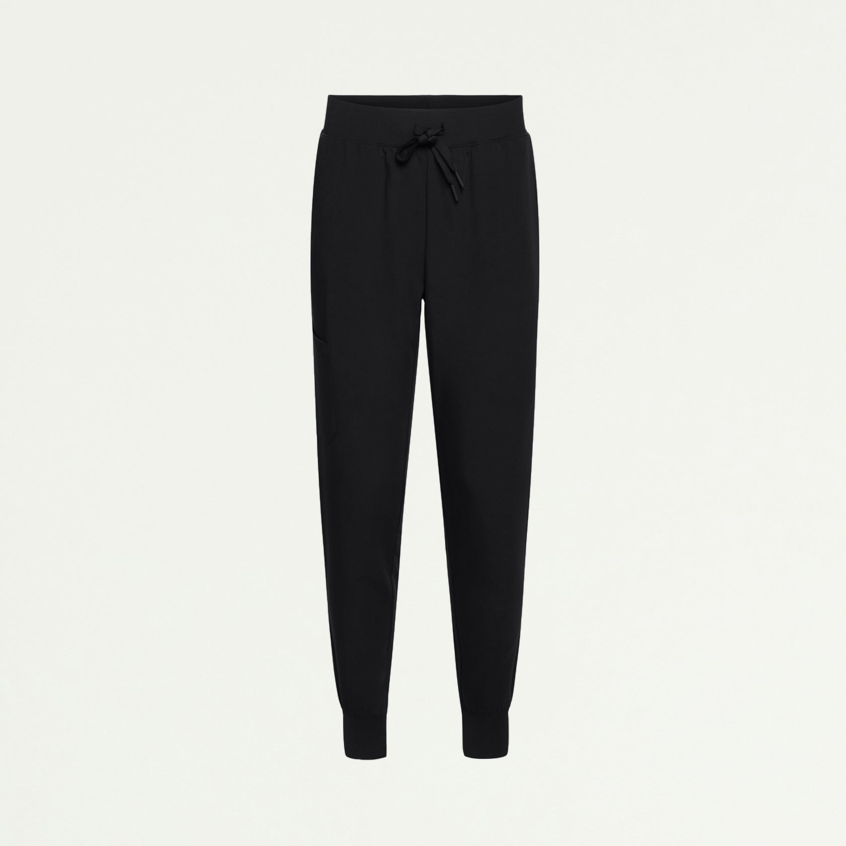 Silex Slim High Waisted Scrub Jogger - Black - WOMEN'S PANTS - Jaanuu