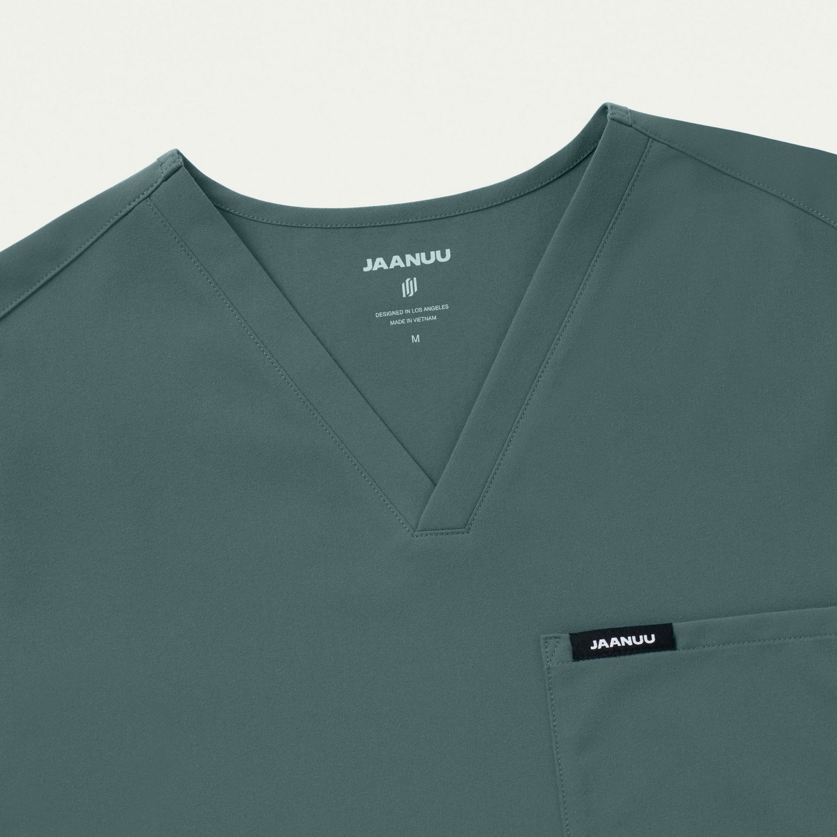 Holmes Slim Everyday 1-Pocket Scrub Top - Alpine Green - MEN'S TOPS - Jaanuu