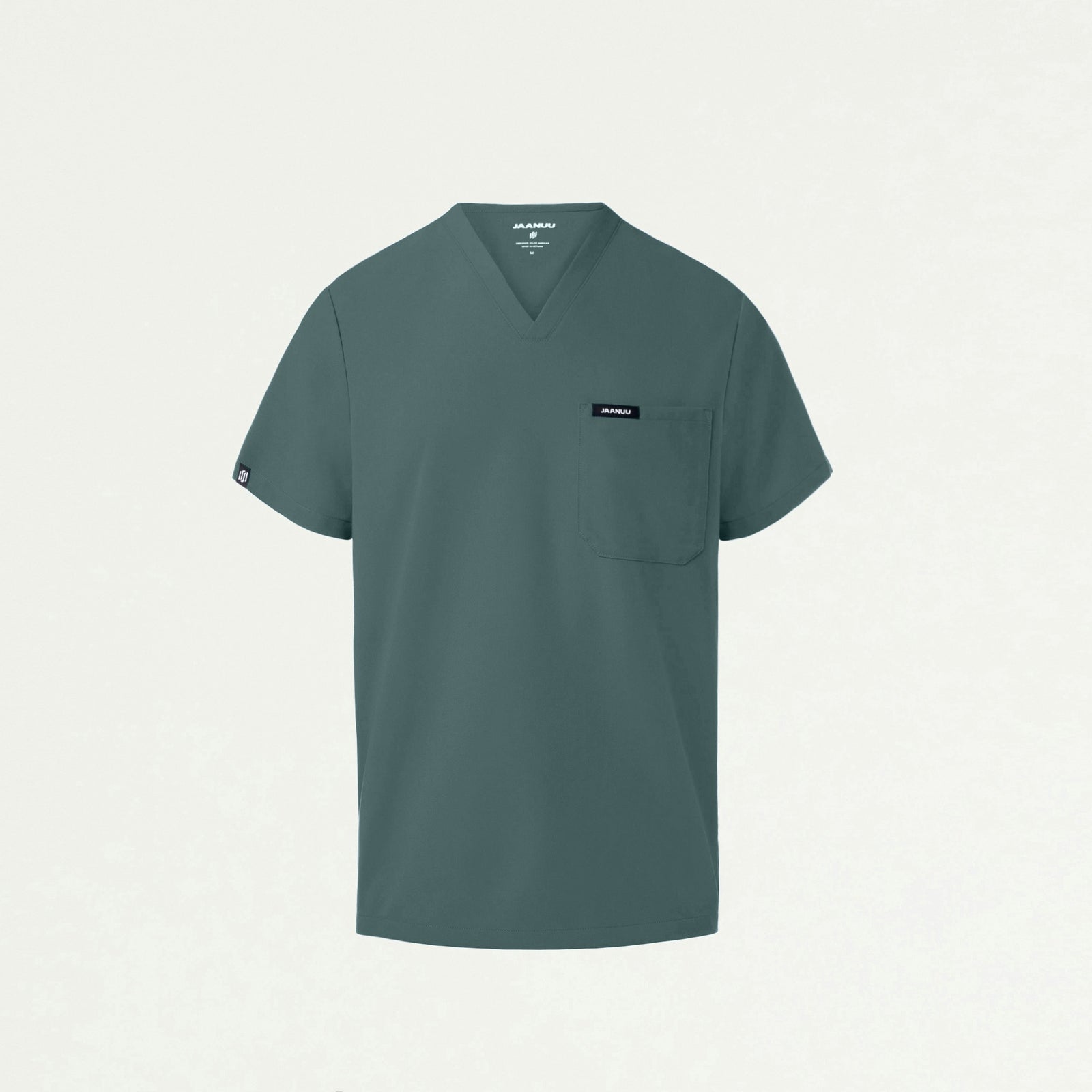 Holmes Slim Everyday 1-Pocket Scrub Top - Alpine Green - MEN'S TOPS - Jaanuu