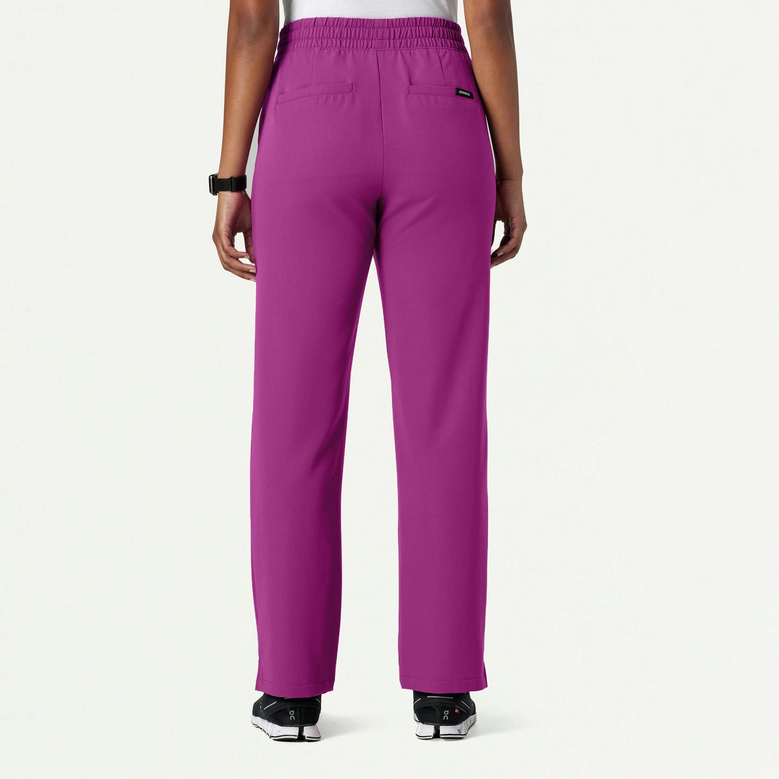 Kerr 365 High Waisted Scrub Pant - Vivid Purple - WOMEN'S PANTS - Jaanuu