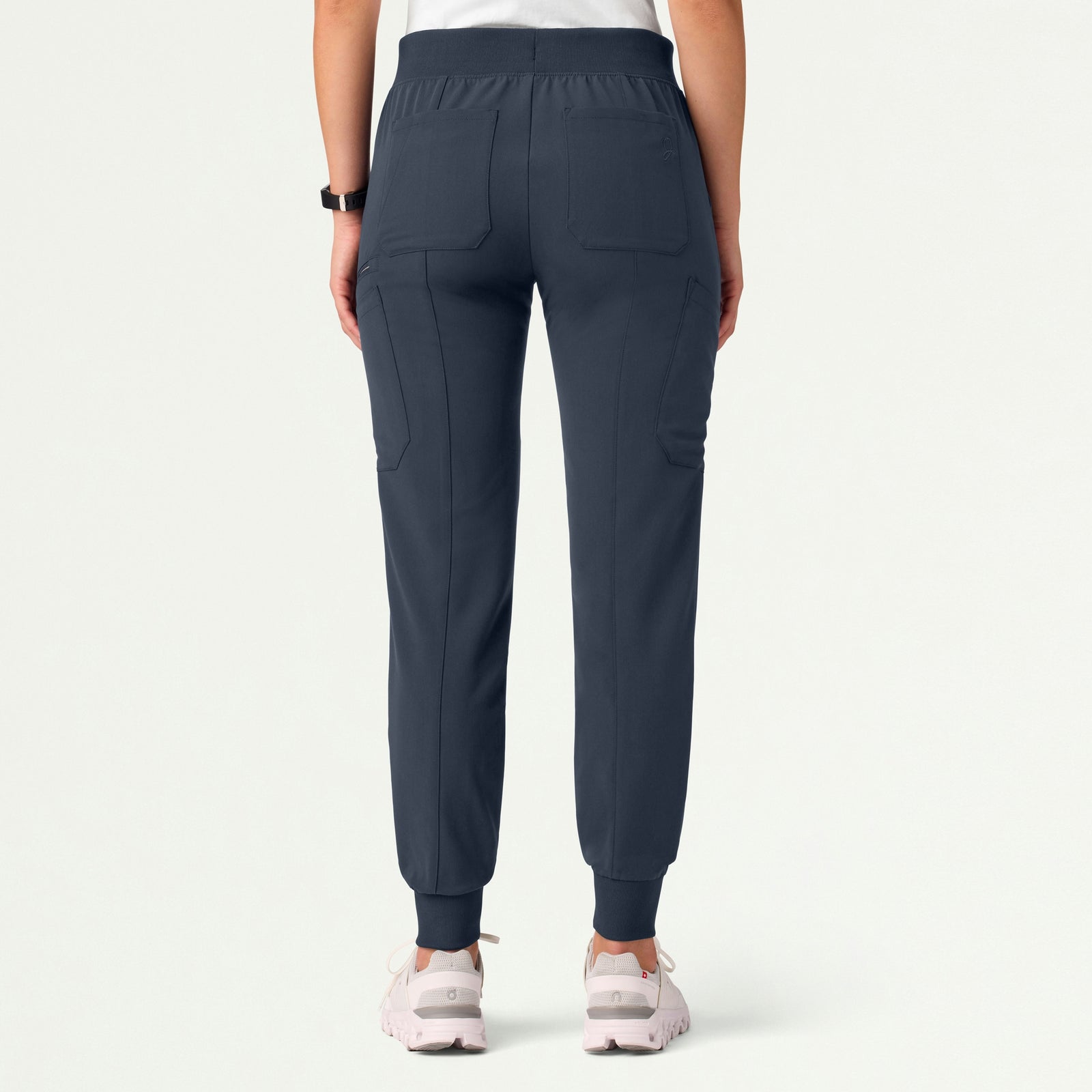 Liv Skinny 8-Pocket Scrub Jogger - Carbon Gray - WOMEN'S PANTS - Jaanuu