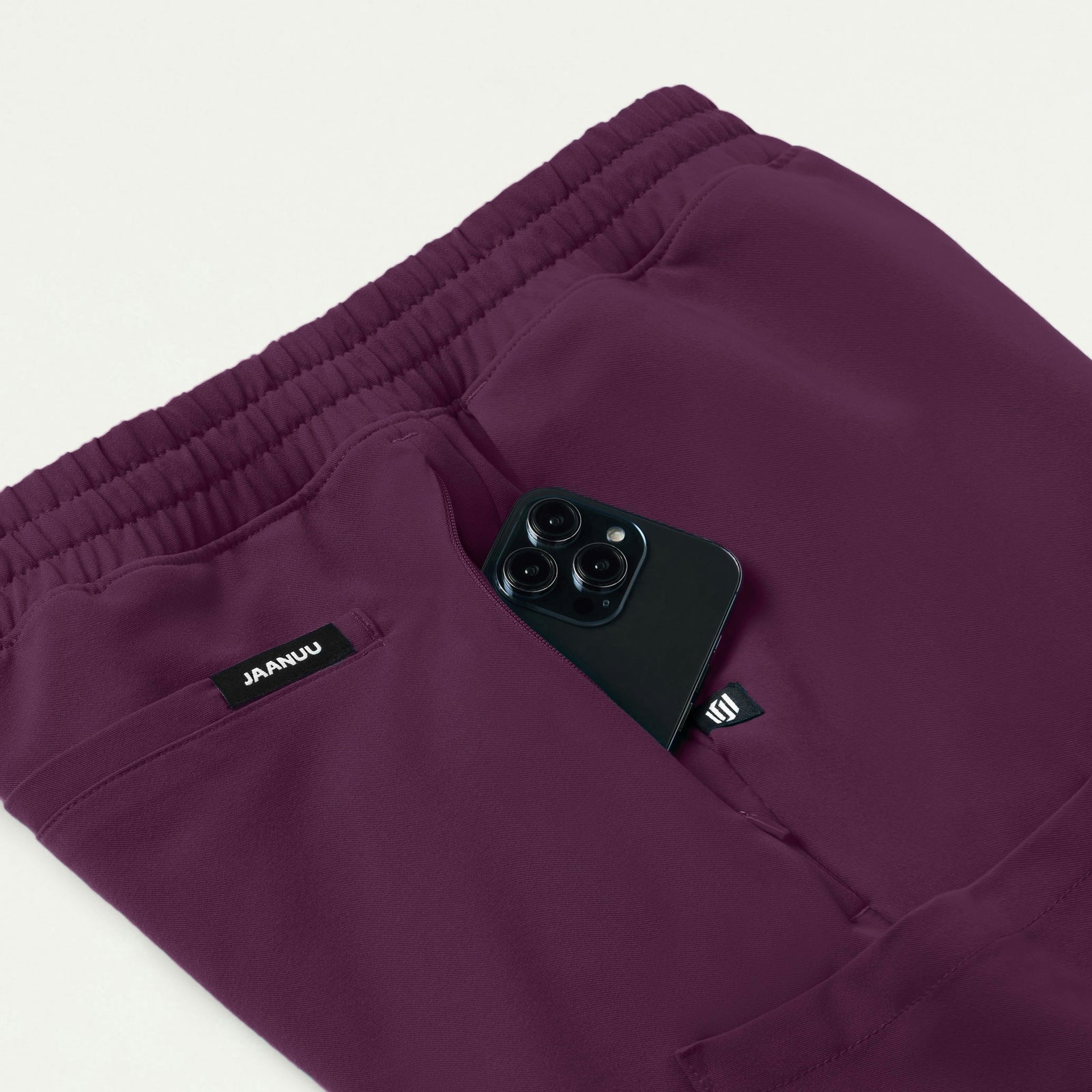 Rhodes Everyday Straight-Leg Scrub Pant - Dark Amethyst - MEN'S PANTS - Jaanuu