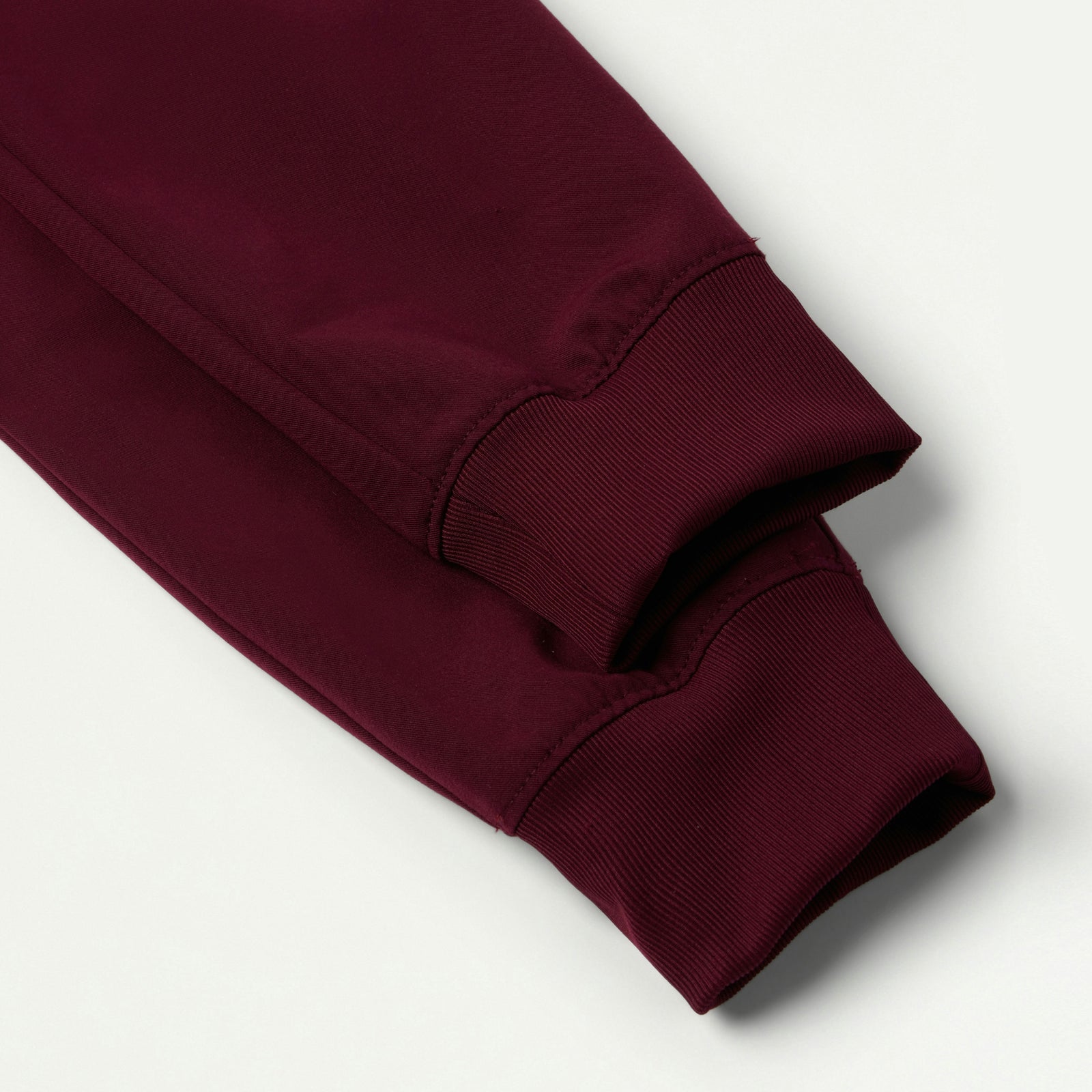 Silex Slim Knit-Waist Scrub Jogger - Burgundy - WOMEN'S PANTS - Jaanuu