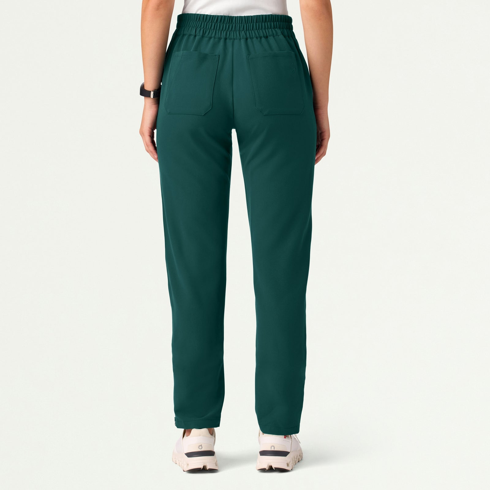 Skyler Slim Zip-Fly Scrub Pant - Midnight Green - WOMEN'S PANTS - Jaanuu