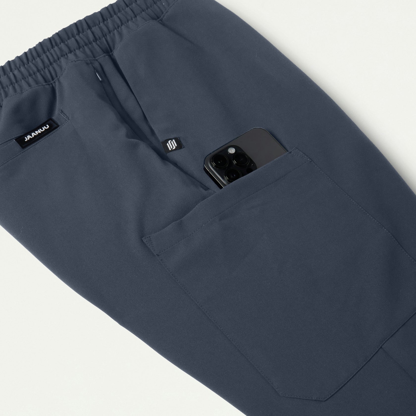 Rhodes Slim Crossover Scrub Jogger - Carbon Gray - MEN'S PANTS - Jaanuu