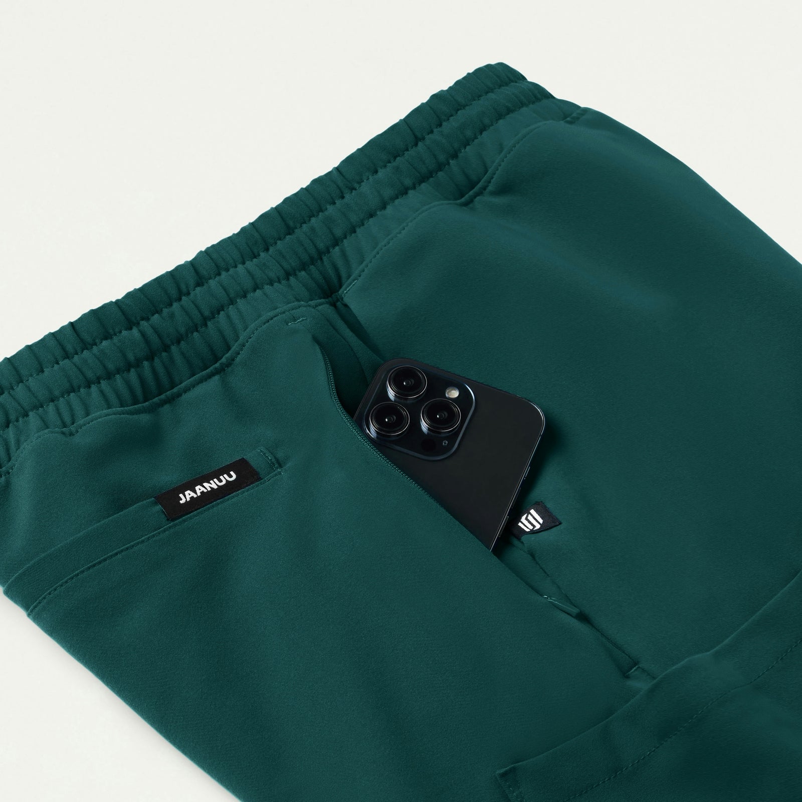 Rhodes Everyday Straight-Leg Scrub Pant - Midnight Green - MEN'S PANTS - Jaanuu