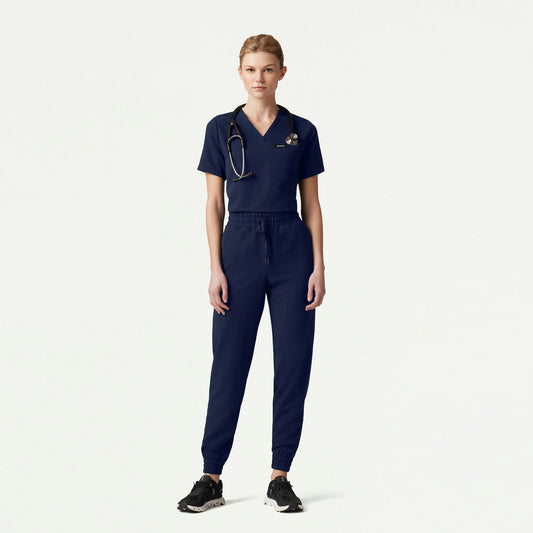 The Cam Essential Scrub Set - Midnight Navy