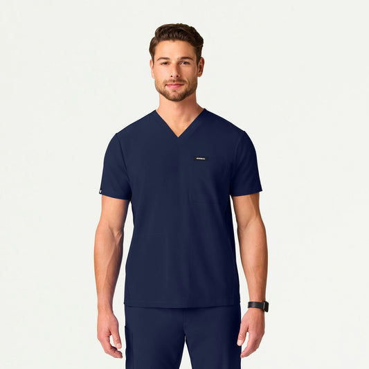 Bron ULTRAlite™ 3-Pocket Scrub Top - Midnight Navy - MEN'S TOPS - Jaanuu