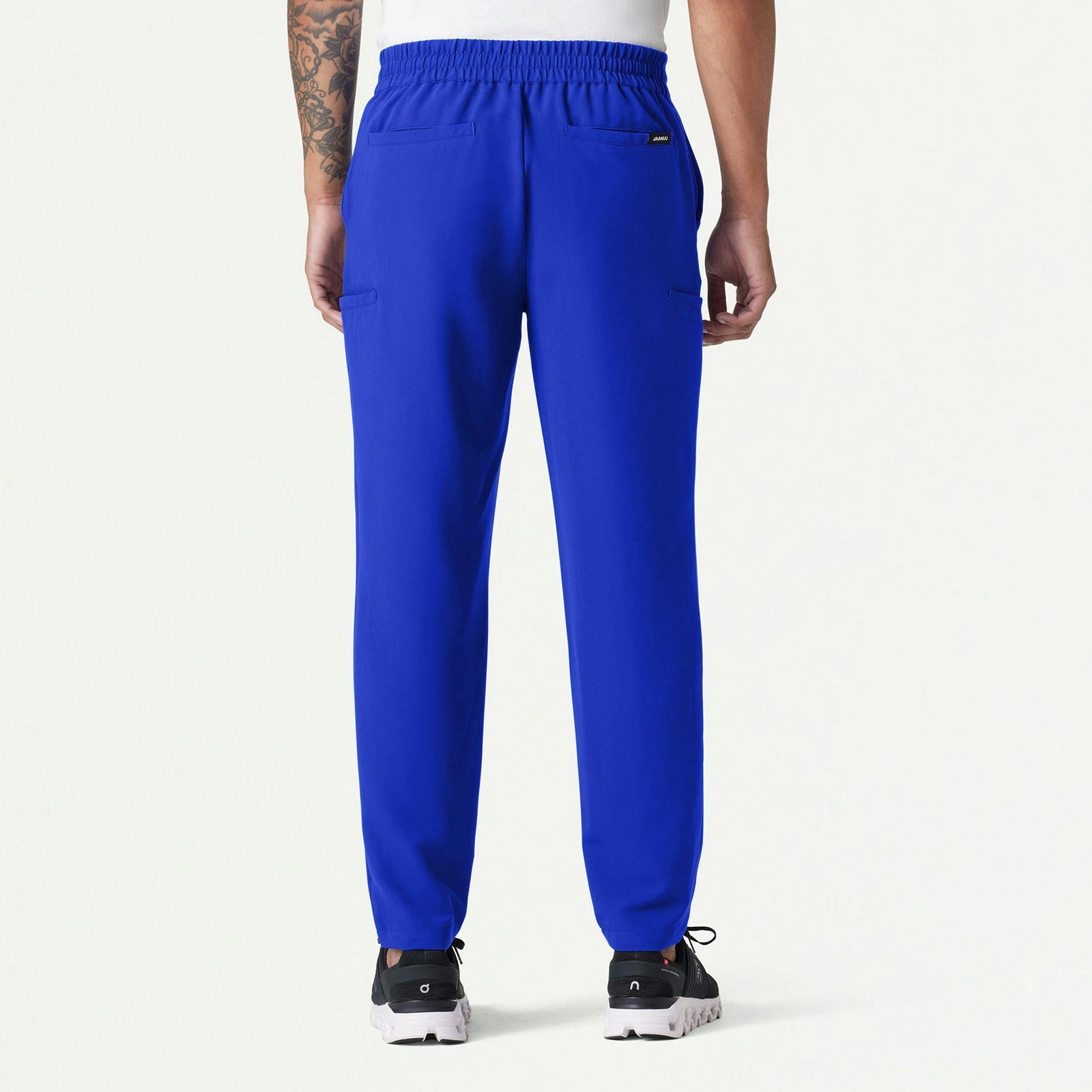 Rubin Tapered 7-Pocket Scrub Pant - Electric Blue - MEN'S PANTS - Jaanuu