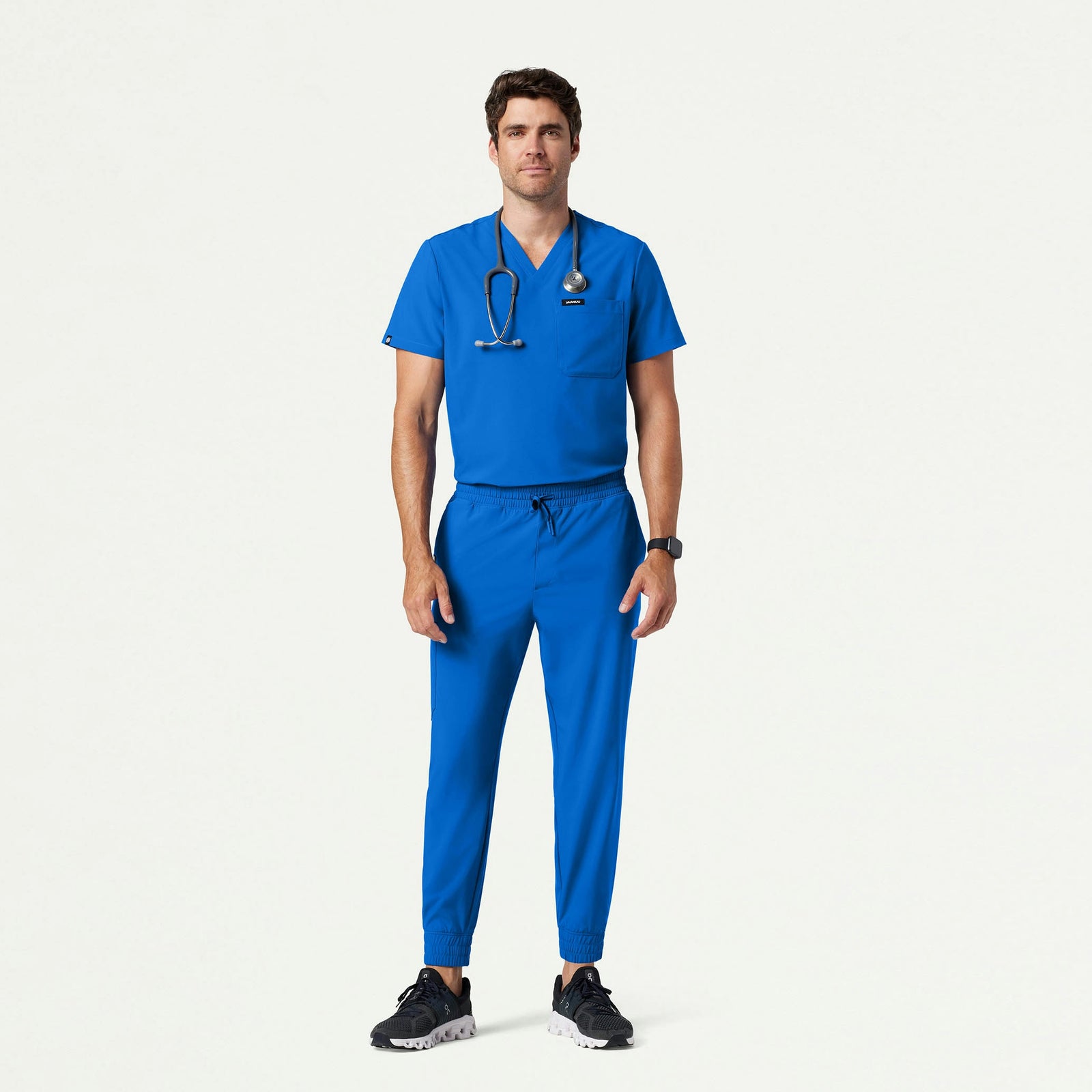 Holmes ULTRAlite™ 1-Pocket Scrub Top - Royal Blue - MEN'S TOPS - Jaanuu