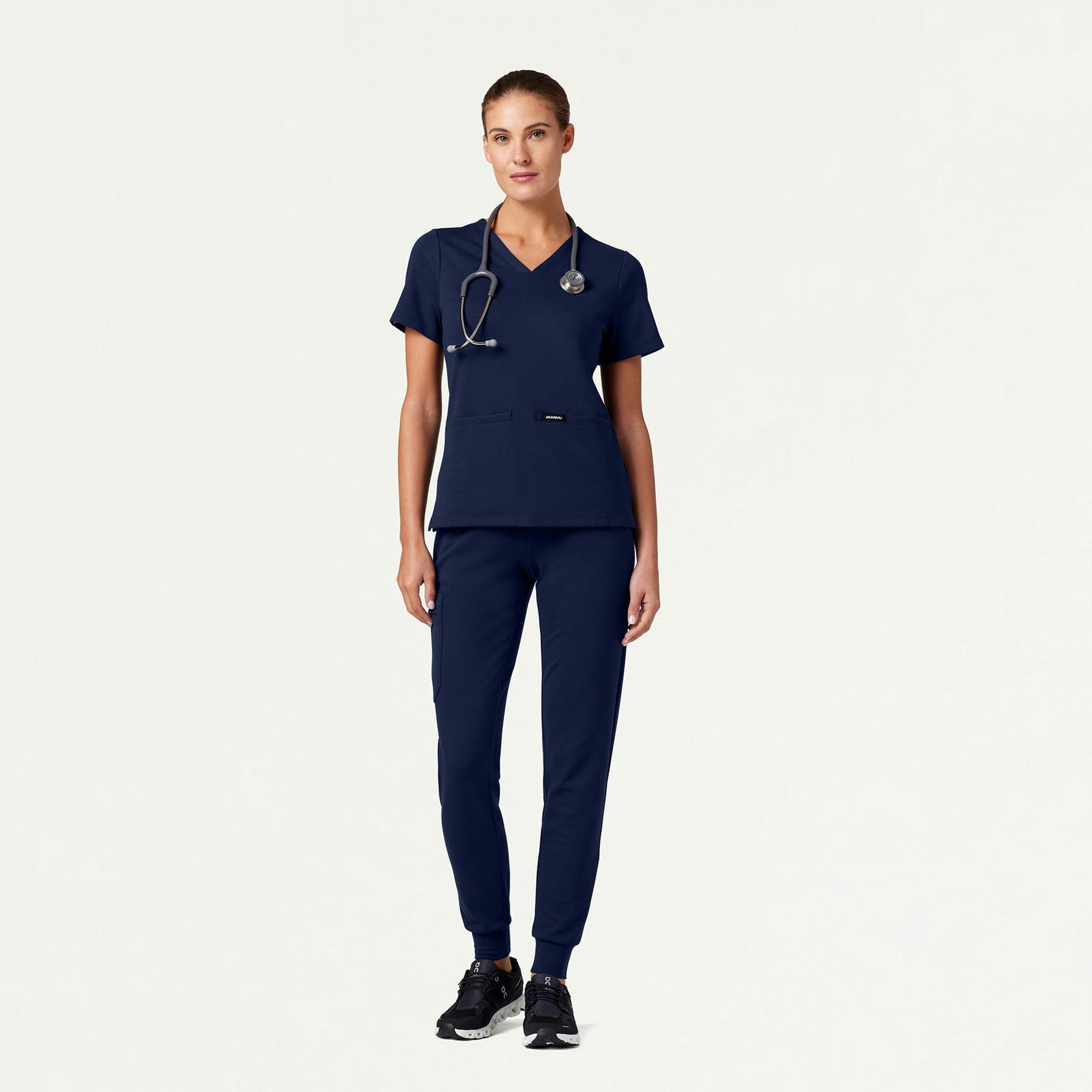 Cesi Slim ULTRAsoft Scrub Top - Midnight Navy - WOMEN'S TOPS - Jaanuu