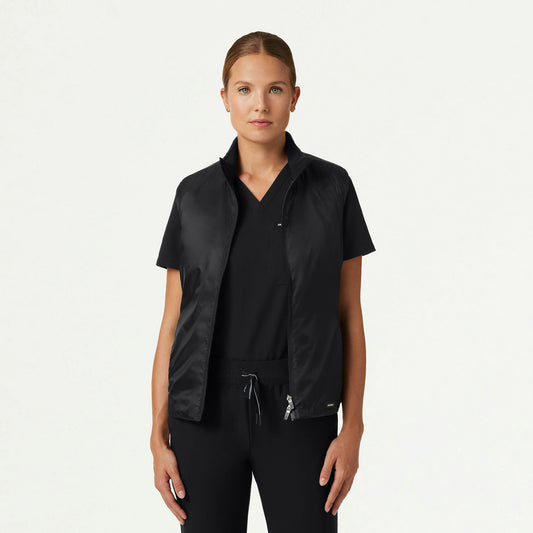 Phantom Slim Insulated Vest - Black - WOMEN'S JACKETS - Jaanuu