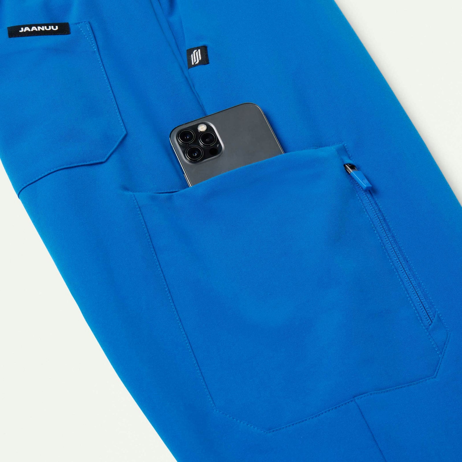 Cobot 8-Pocket Scrub Jogger - Royal Blue - MEN'S PANTS - Jaanuu