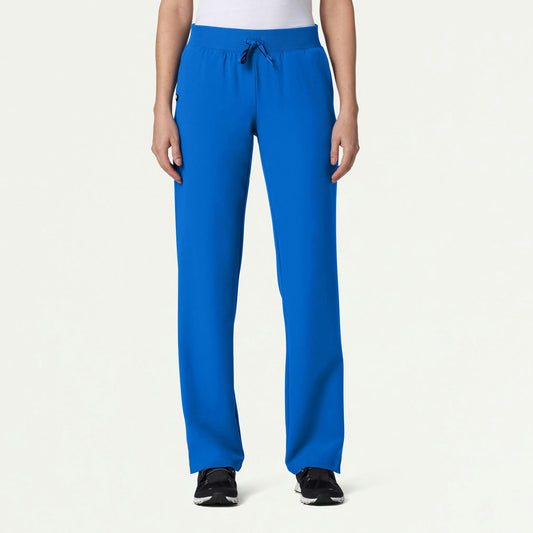 Xenos Essential Knit-Waist Scrub Pant - Royal Blue - WOMEN'S PANTS - Jaanuu